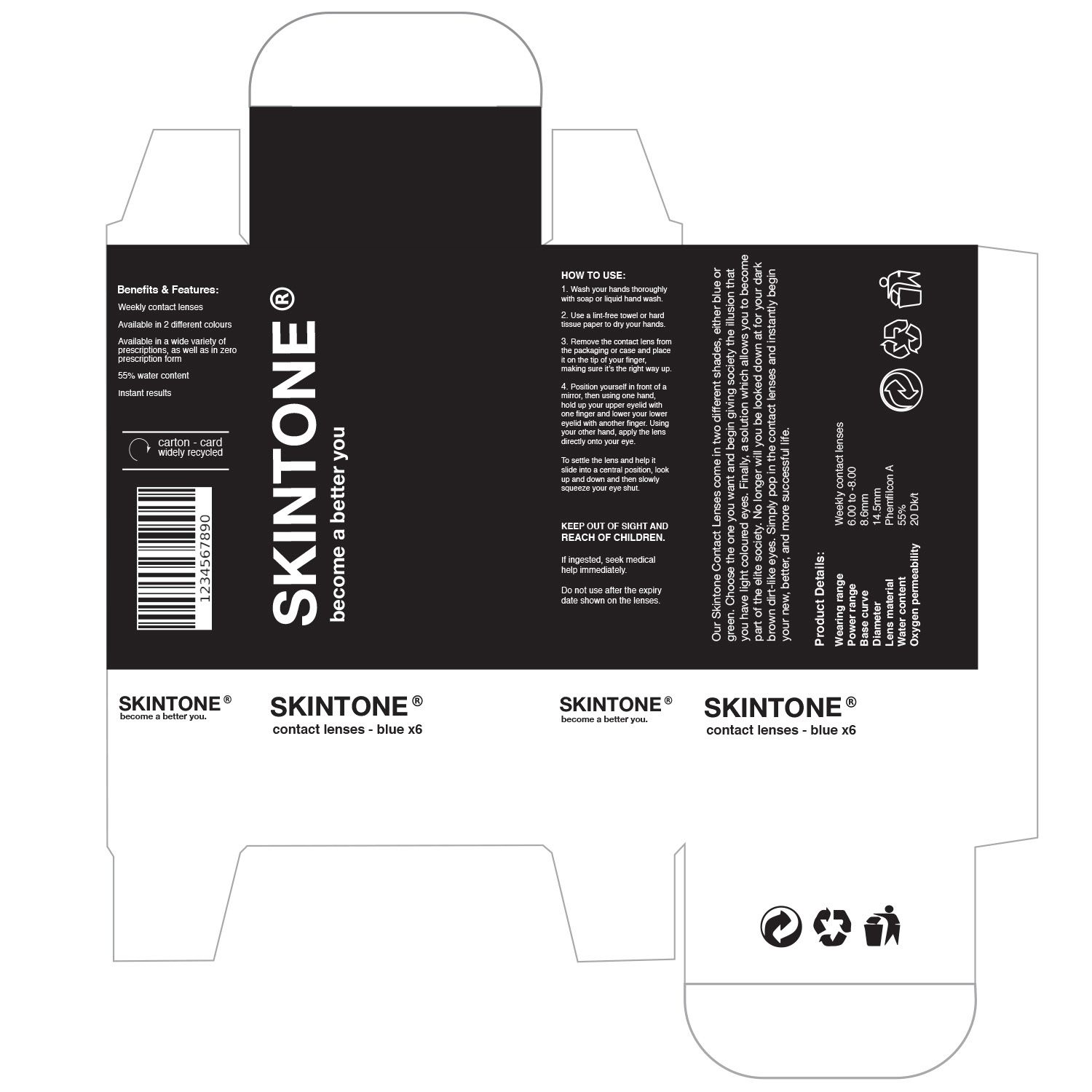 Skintone - Contact lenses