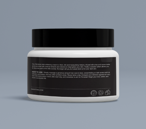 Skin whitening cream (back)