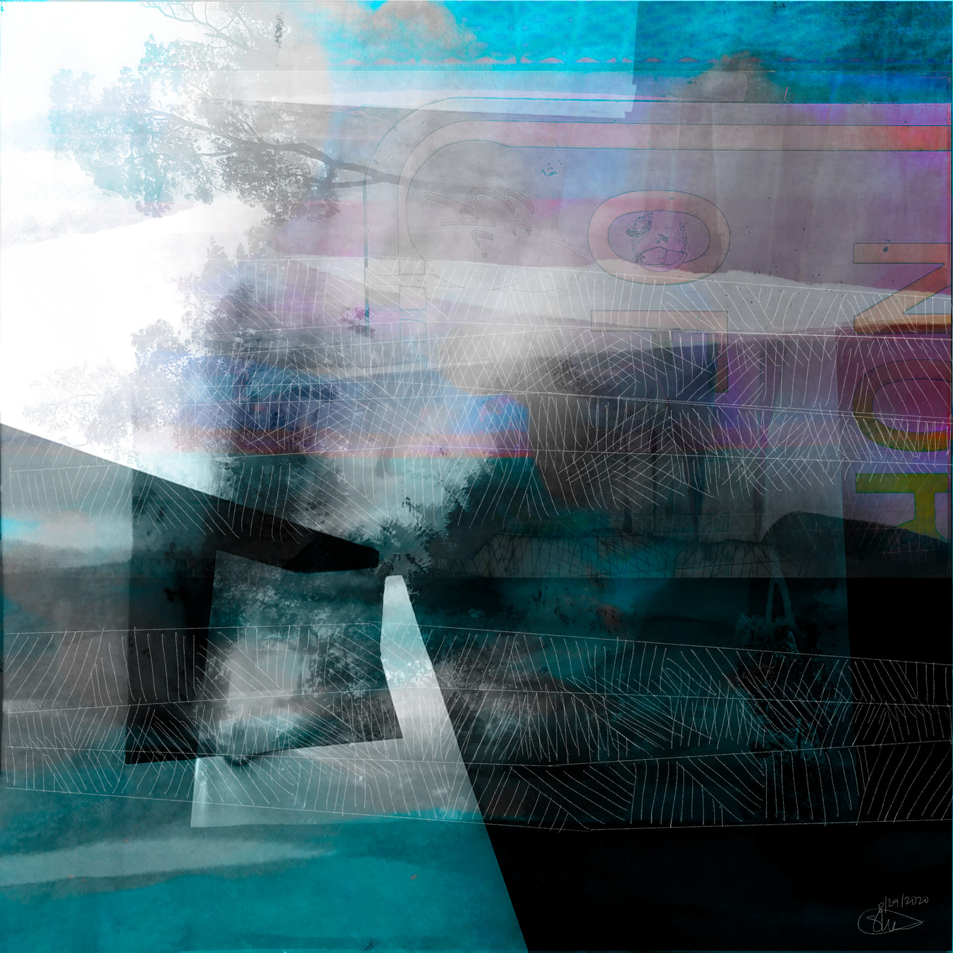 No. 846 The Days Float Through My Eyes (Summer Mist, Vashon Island)