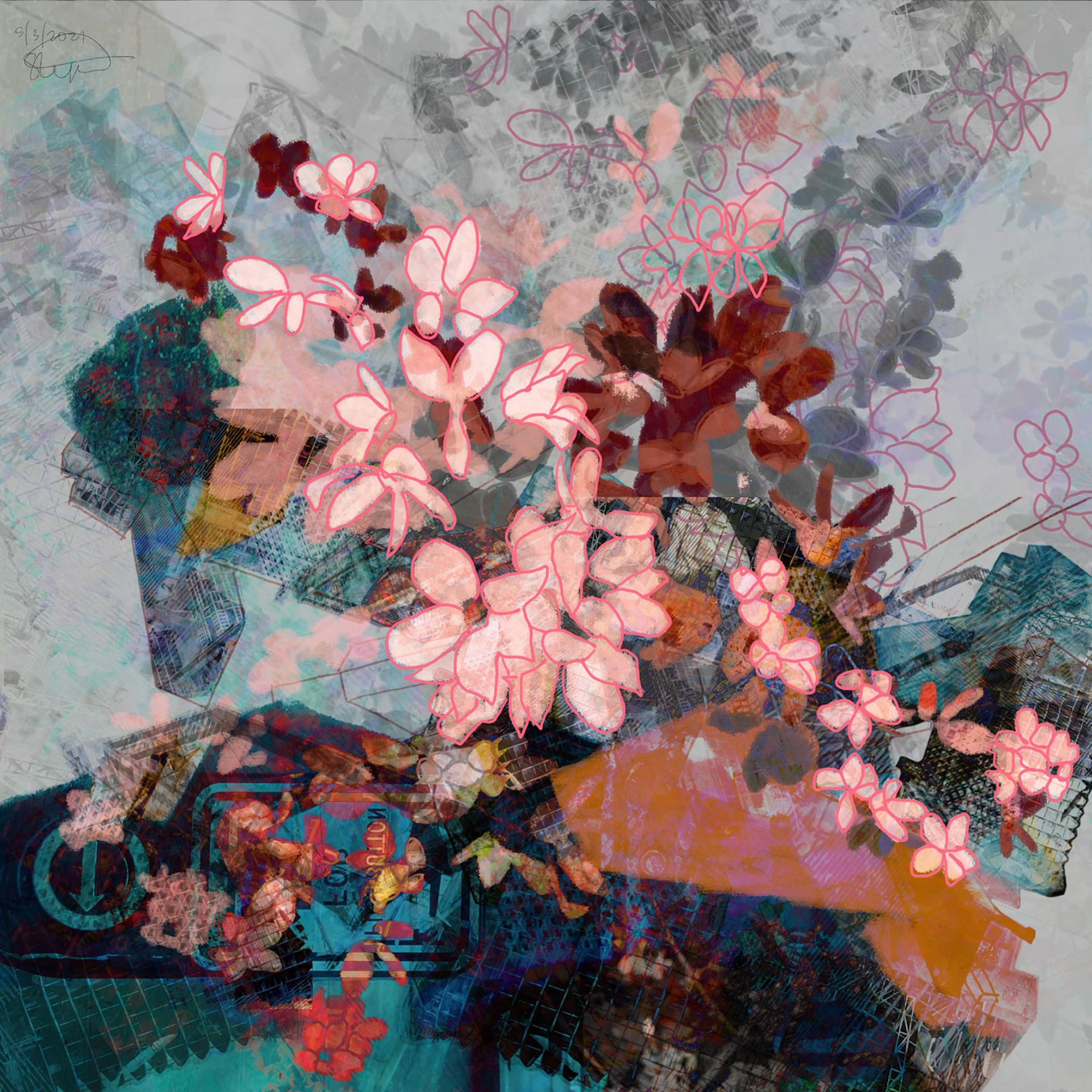 No. 1093 Street Blossoms