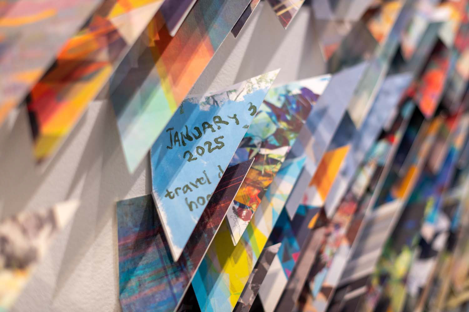 Not Entirely Random Primordial Growth Media (detail)