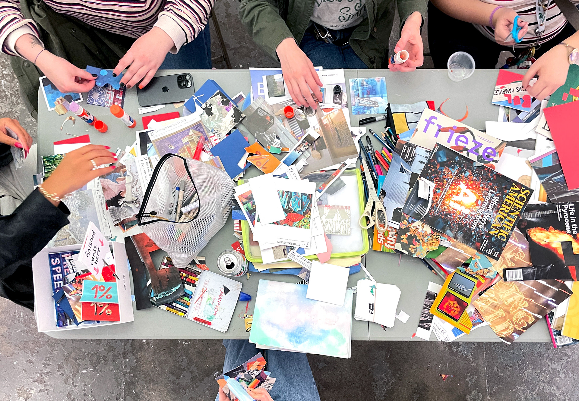 Artmaking workshop for Creative Freedom