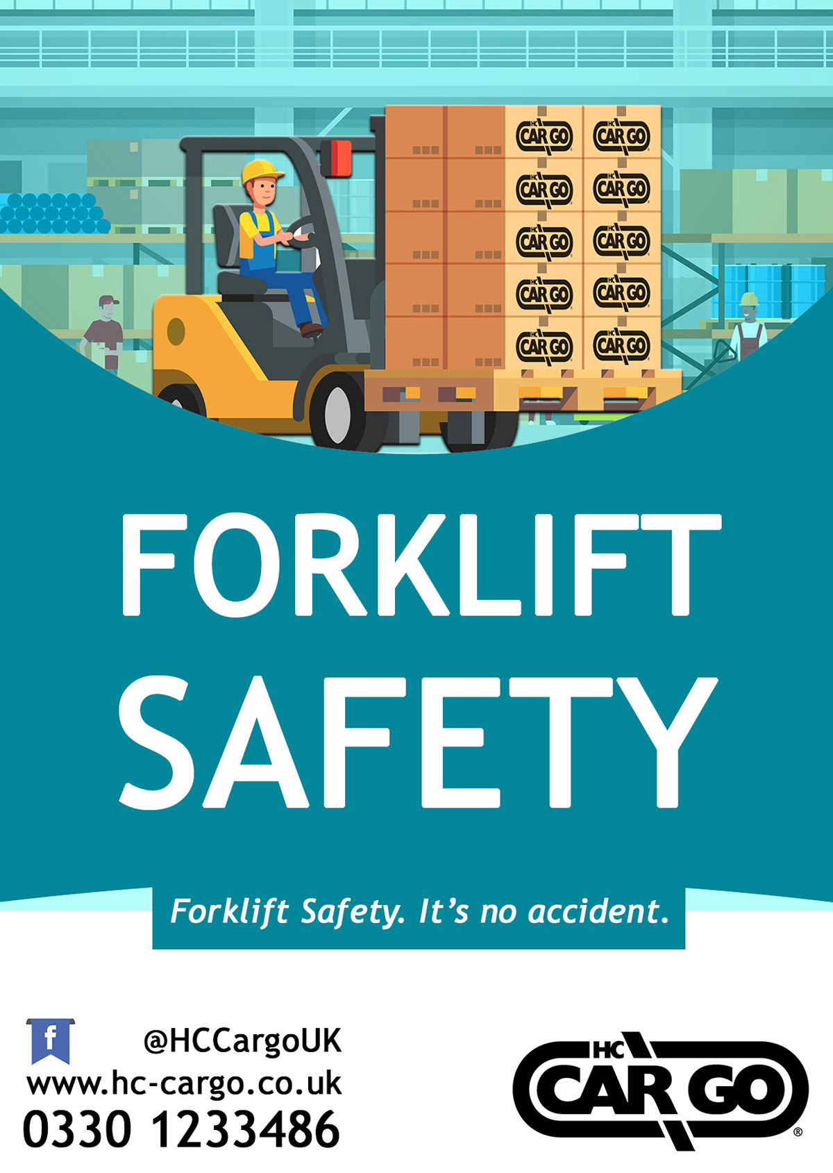 Graphic Design/Print Marketing Material ~ Forklift Safety Flyer Front