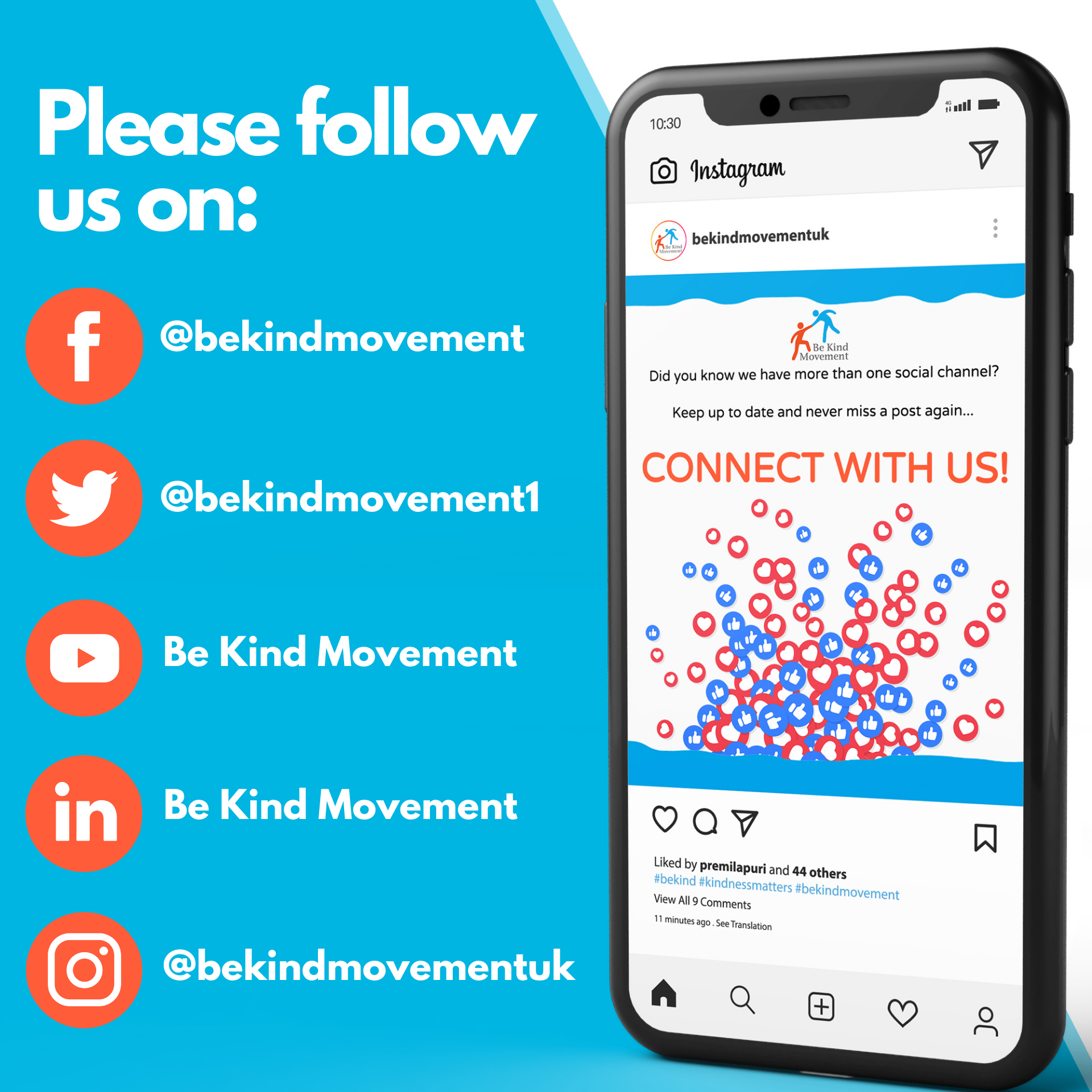 Social Media Connected Post