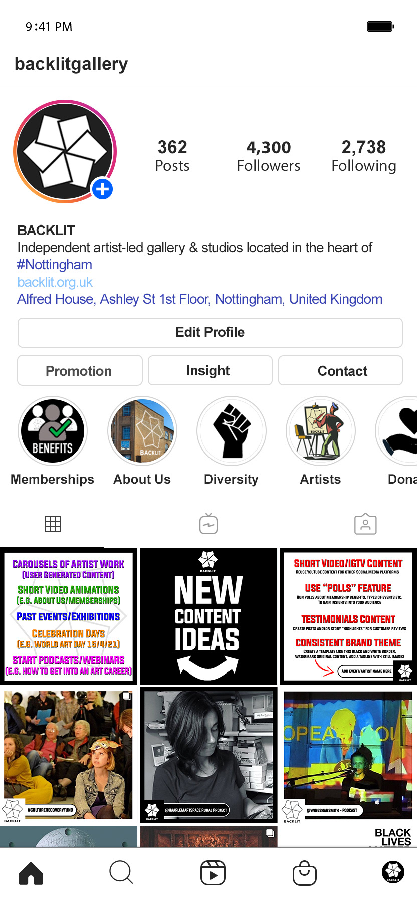 Instagram Branding Mockup (Photoshop)