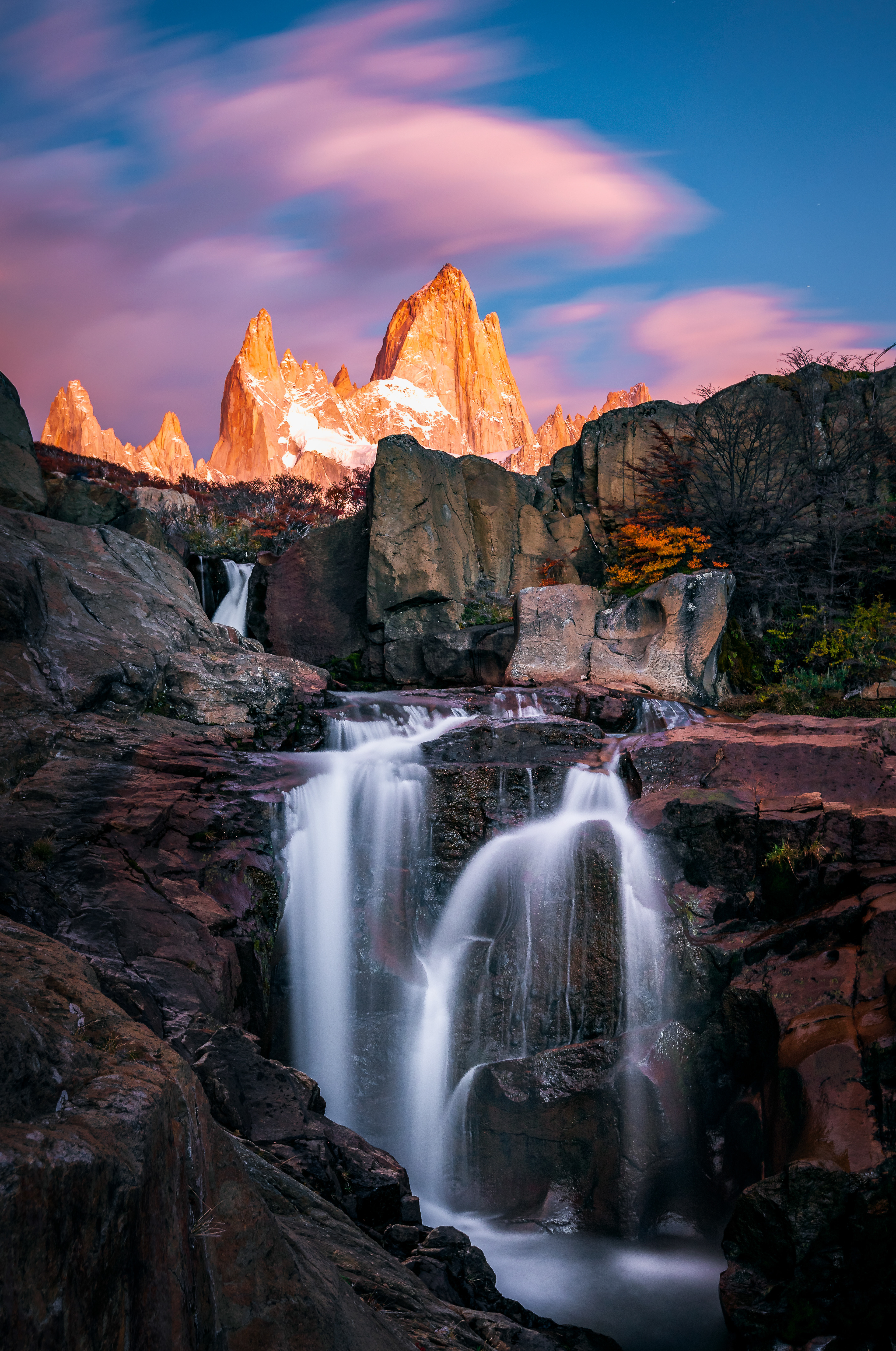 Cascata Secreta ao amanhecer