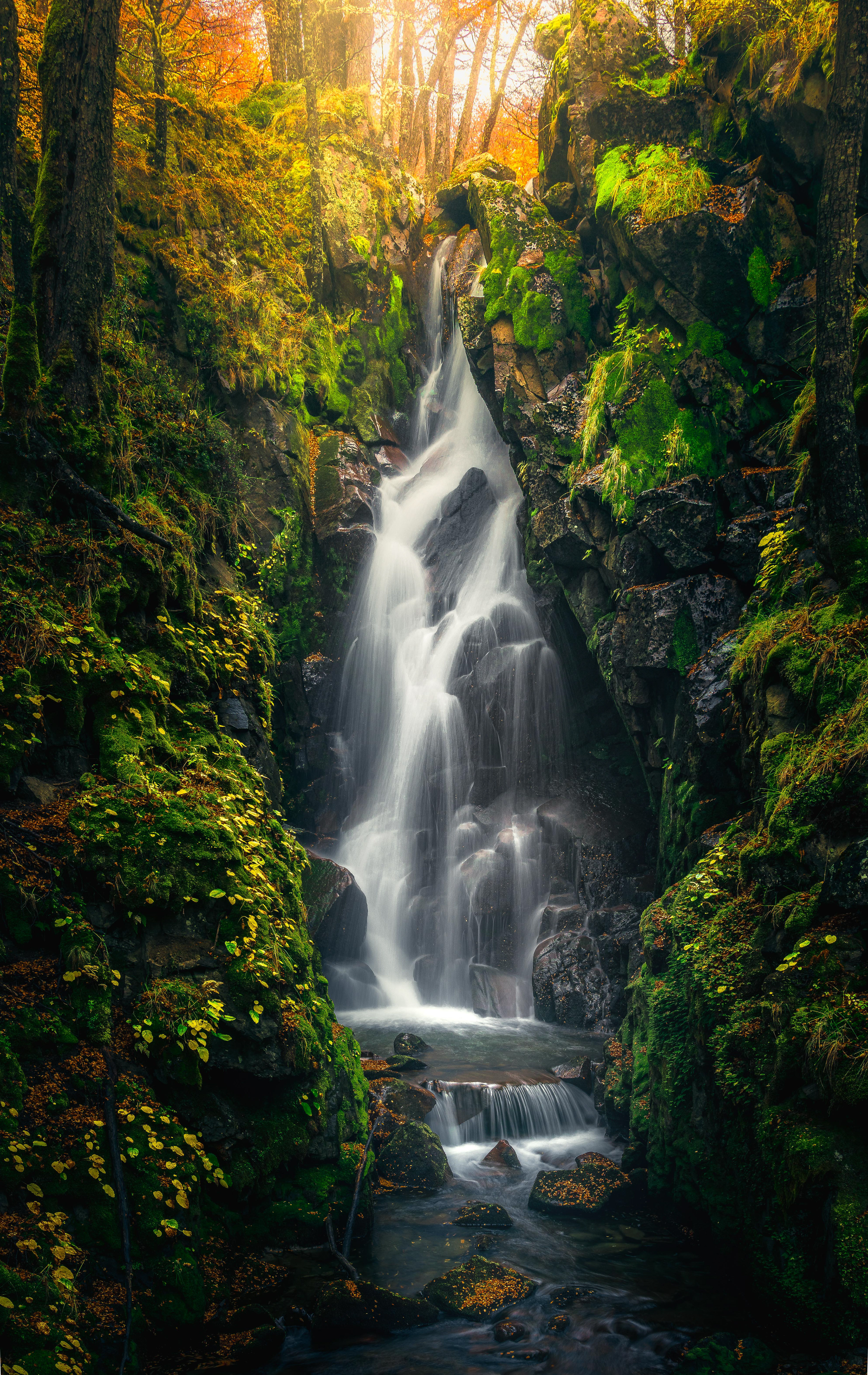 Uma singela queda escondida nos arredores de El Chaltén