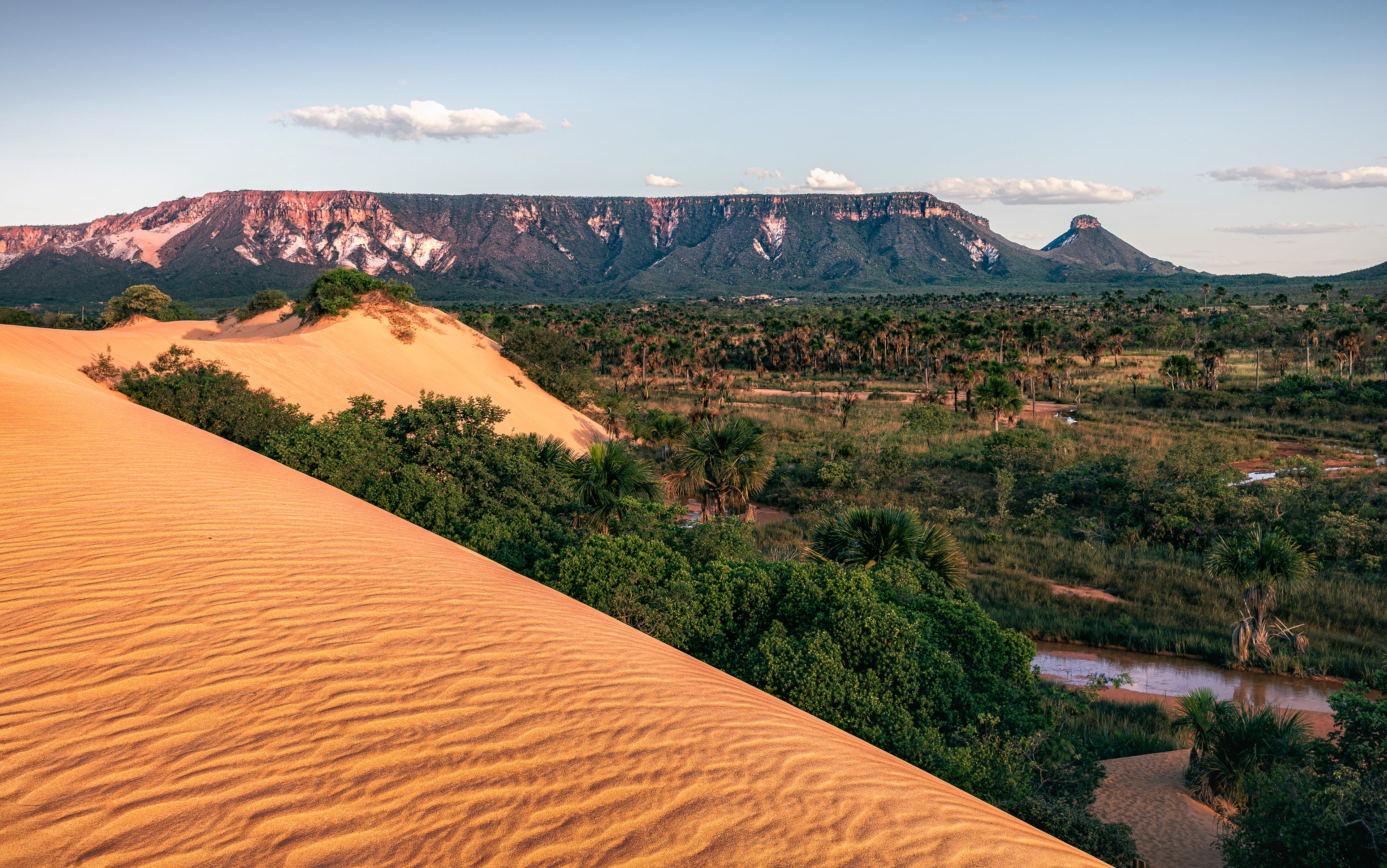 Dunas do Jalapão ao entardecer