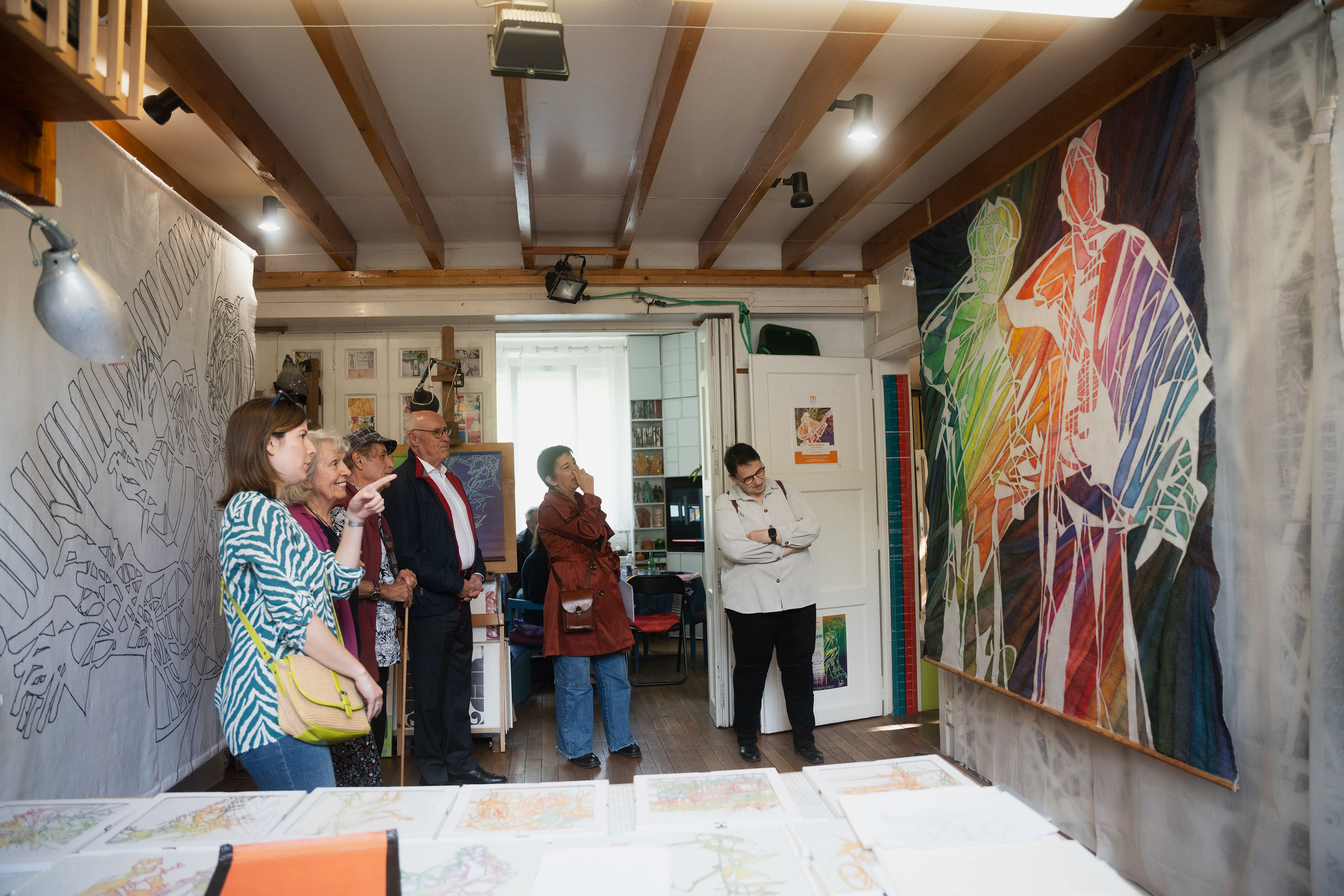 Rencontre avec les artistes du Plessis Robinson - Mr Le Maire Jacques Perrin - Mairie du Plessis Robinson