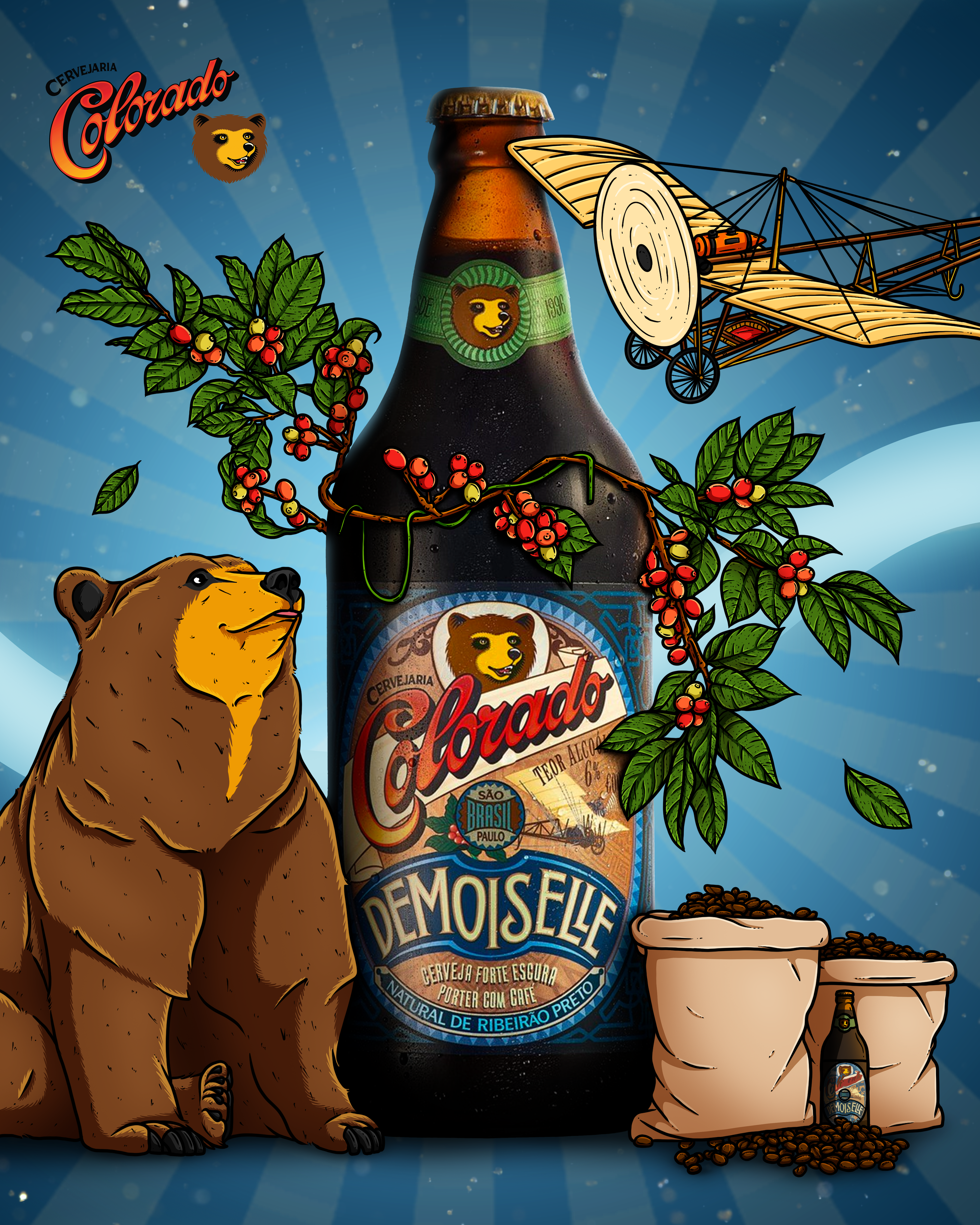 Felipe Tomazelli - CERVEJARIA COLORADO - POSTER ILLUSTRATION