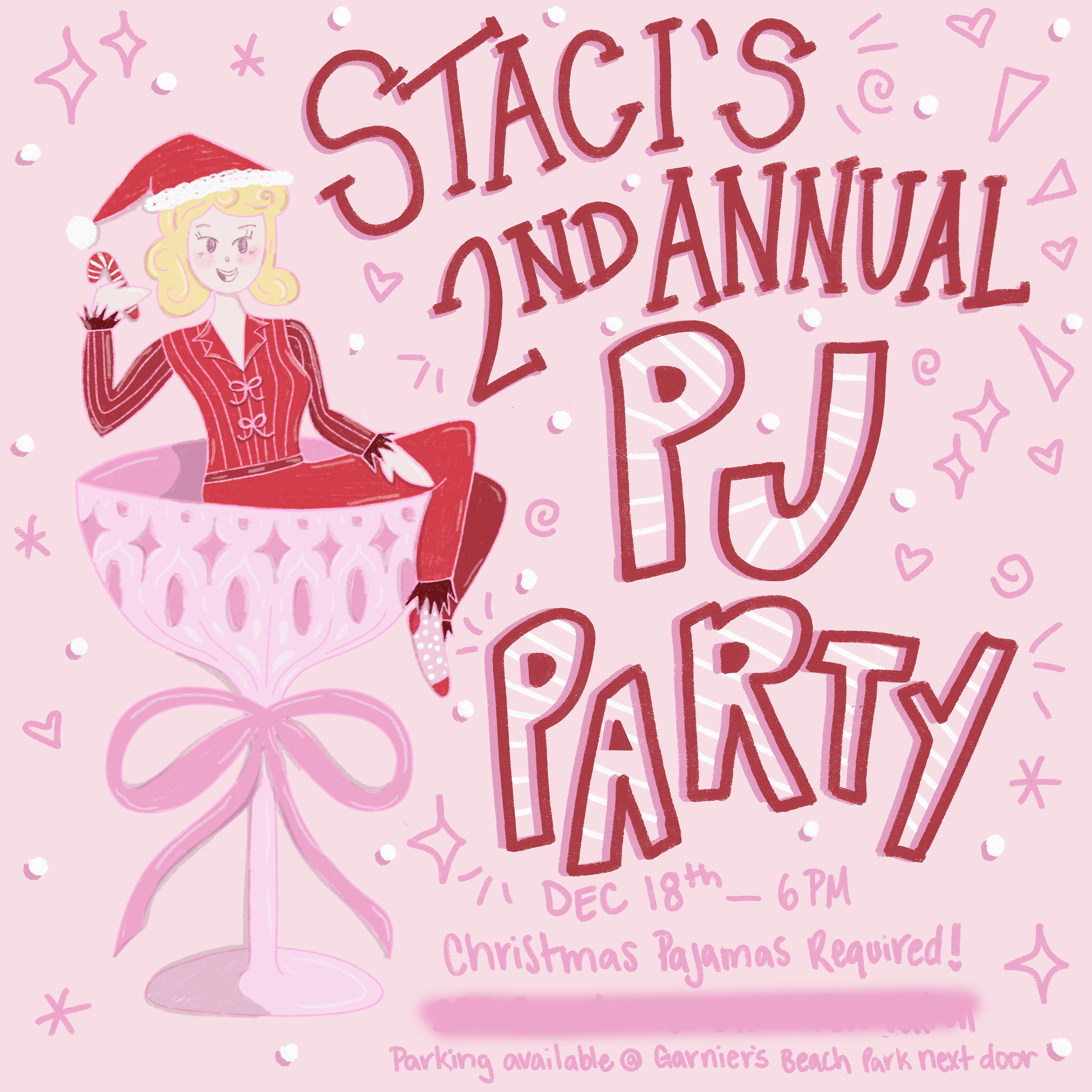 Custom PJ Party Invite 