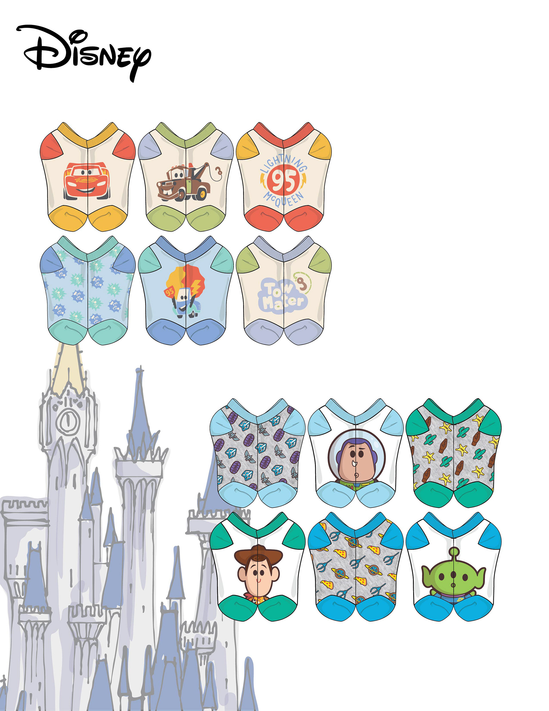 Disney toddler no show socks