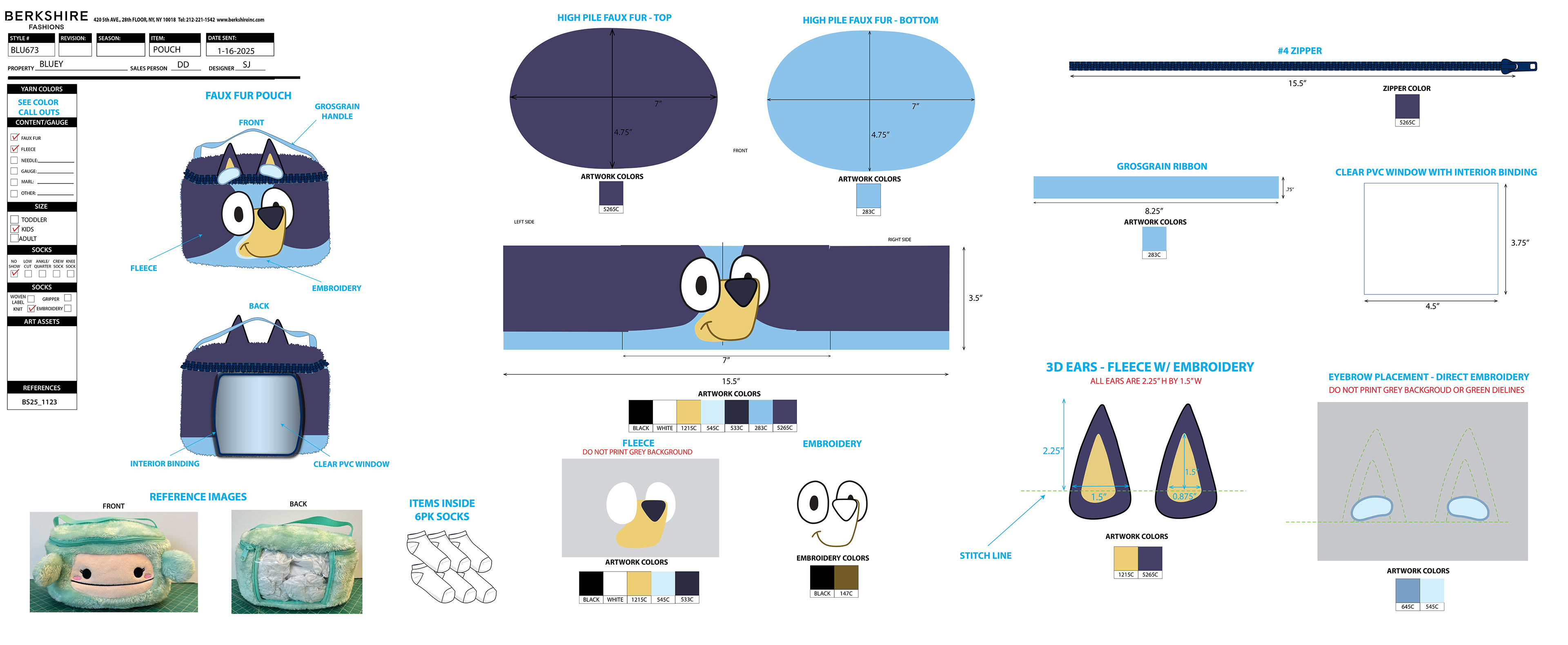 Tech pack for factory