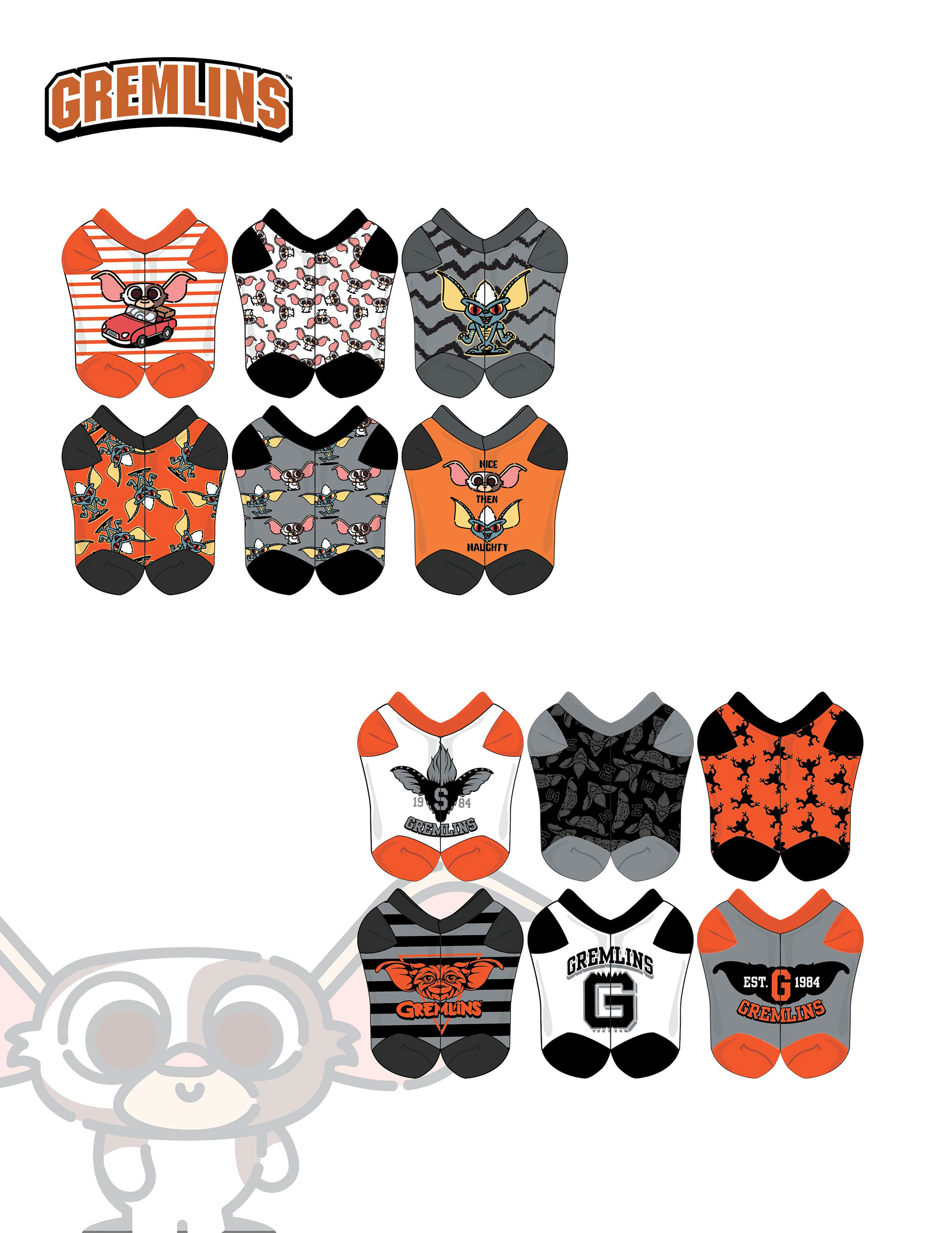 Gremlins Adult No-Show socks