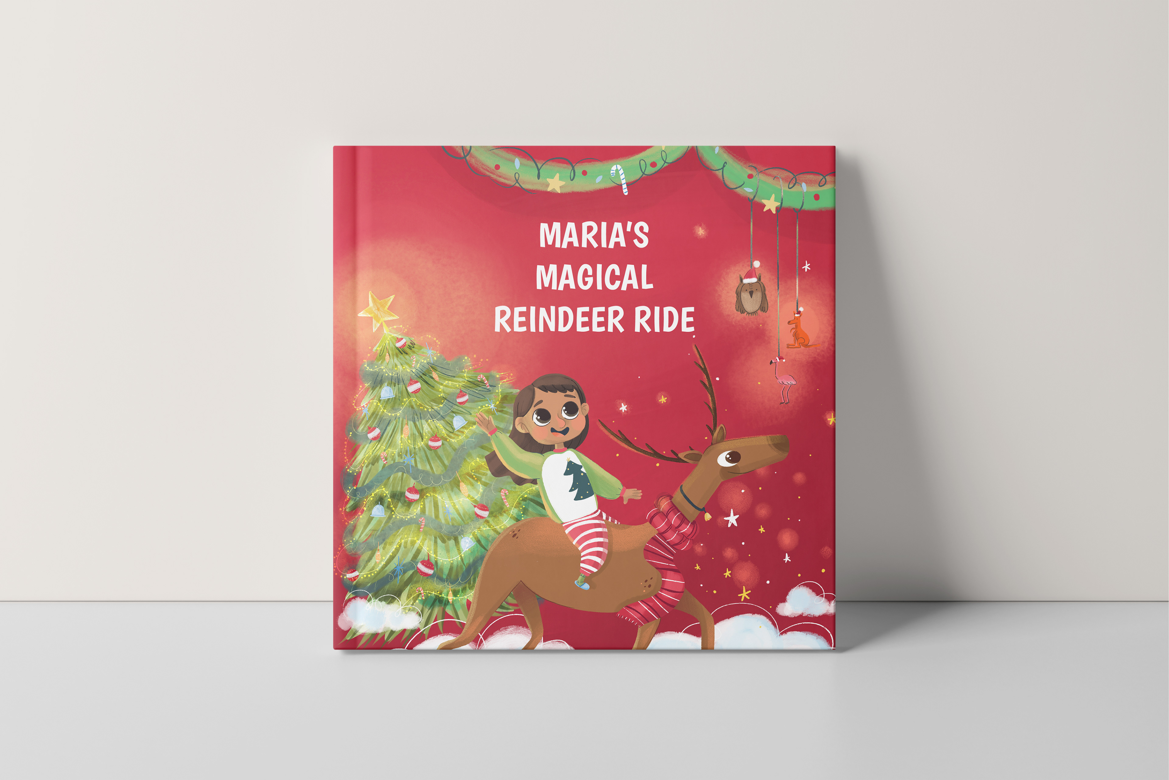 Illustrations for children's book "Magical reindeer ride " Storically