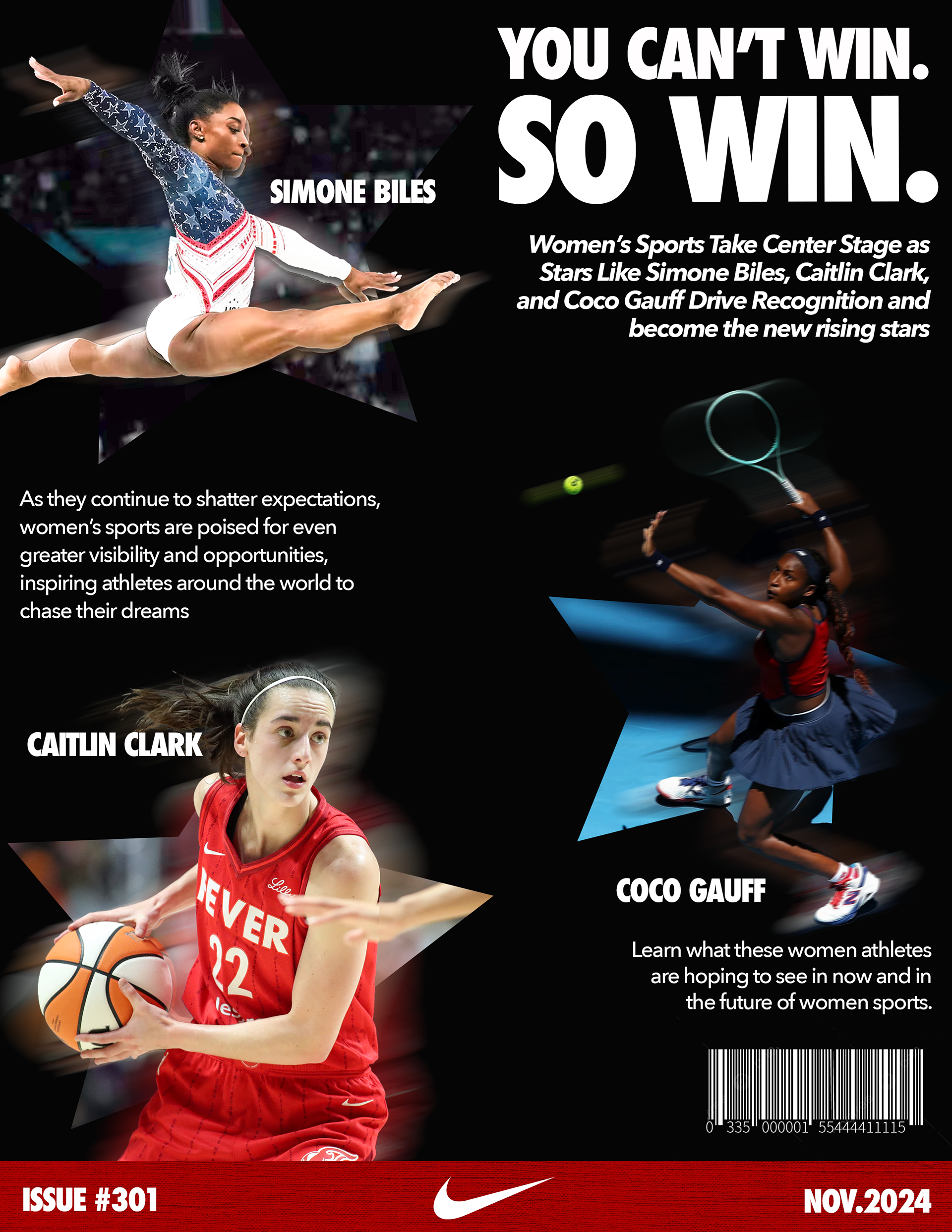 Nike Inspired Magazine Cover 2