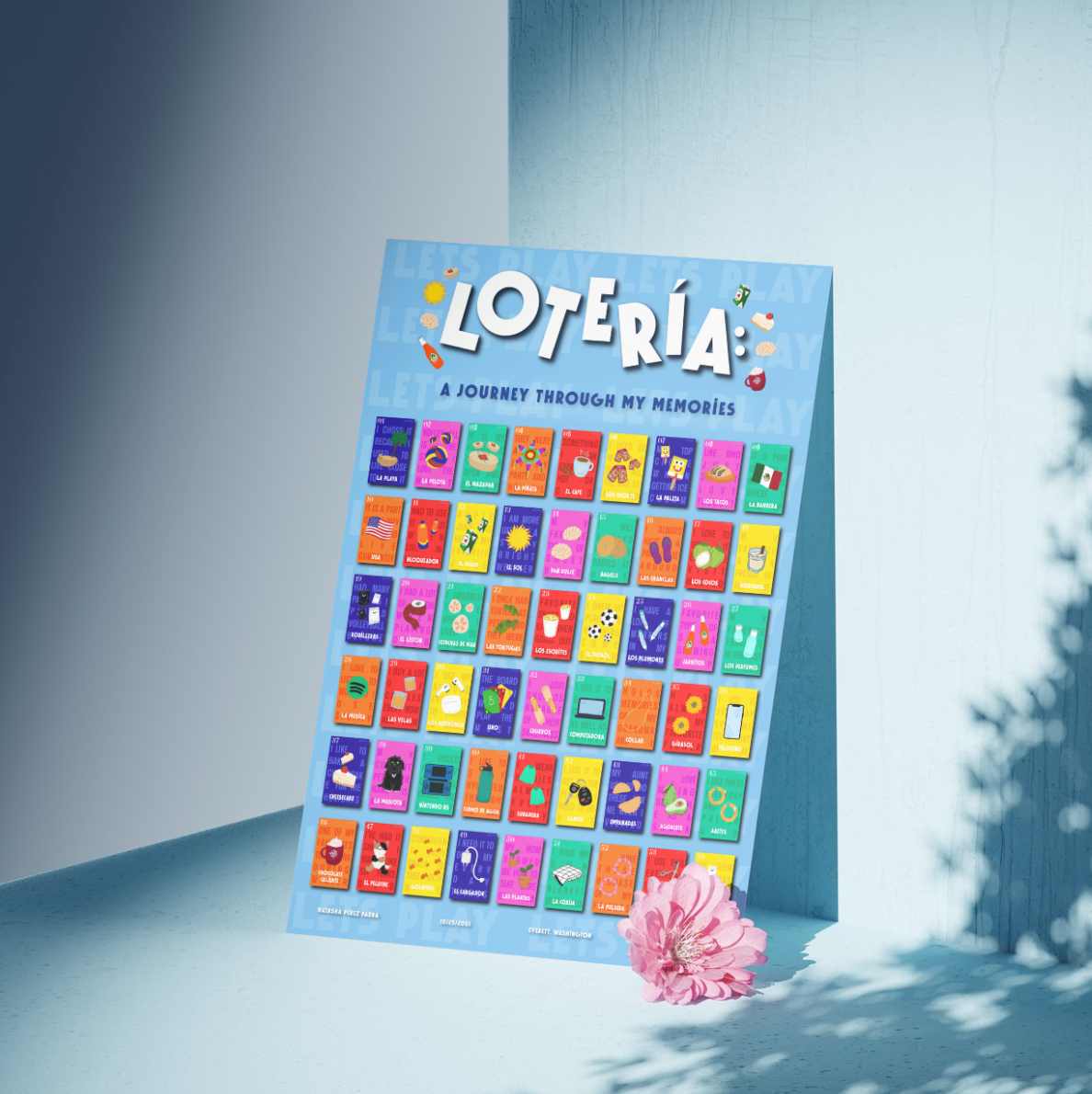 My Memories Loteria Poster
