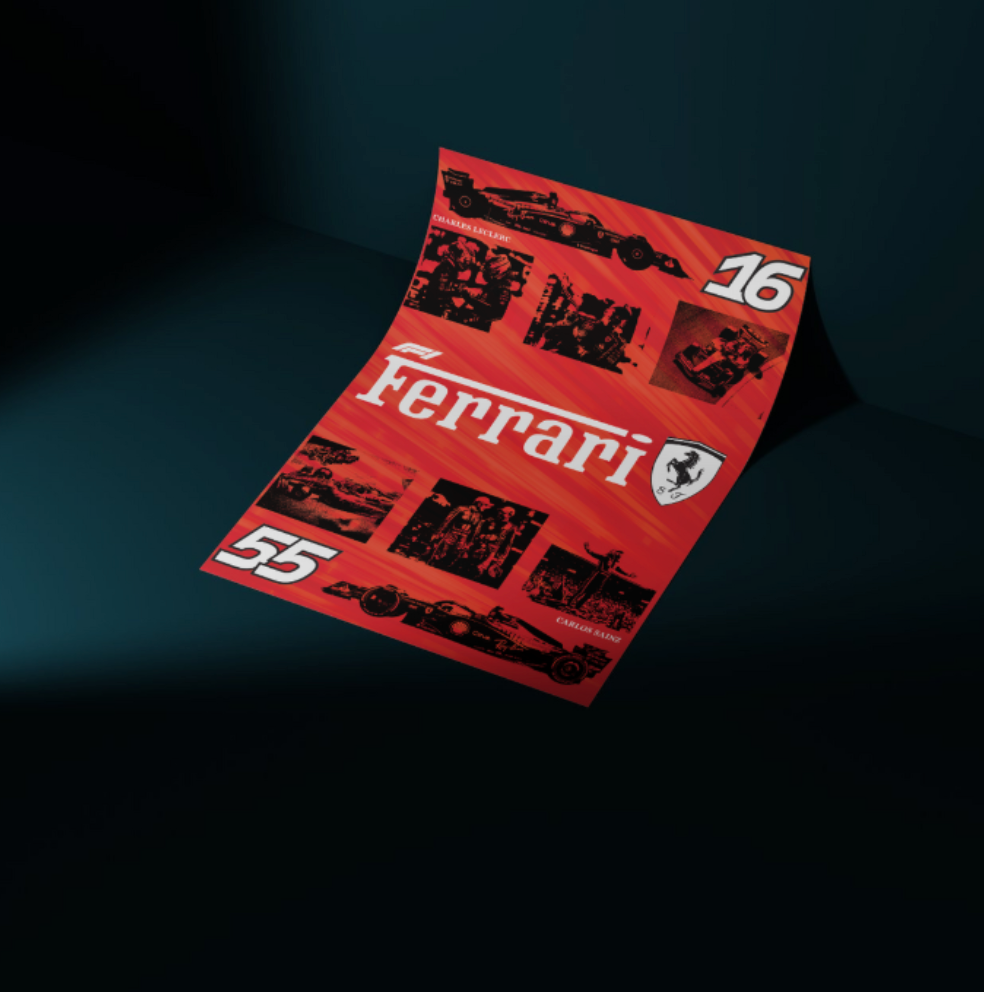 F1 Ferrari Poster