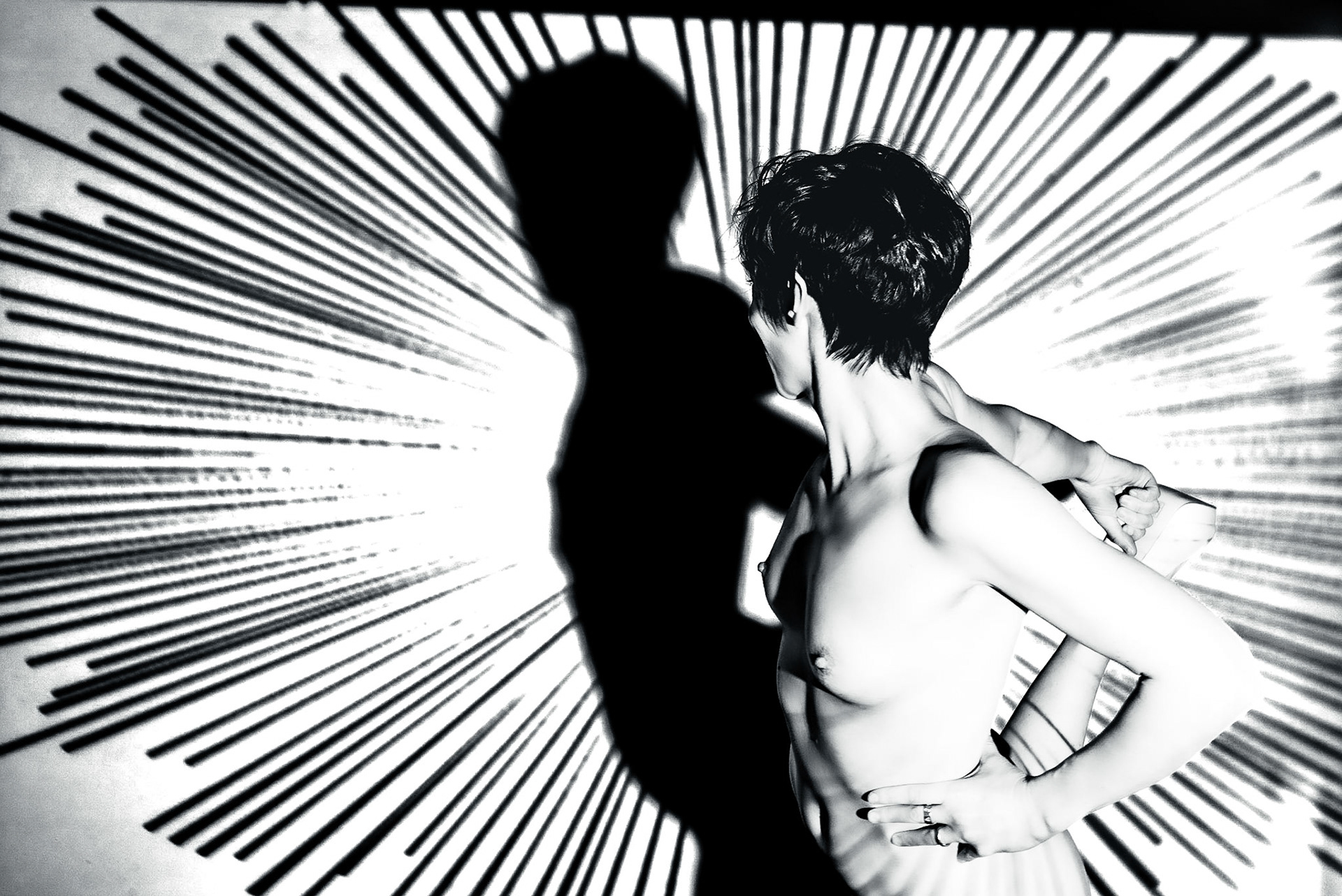 Stretching mit Schatten