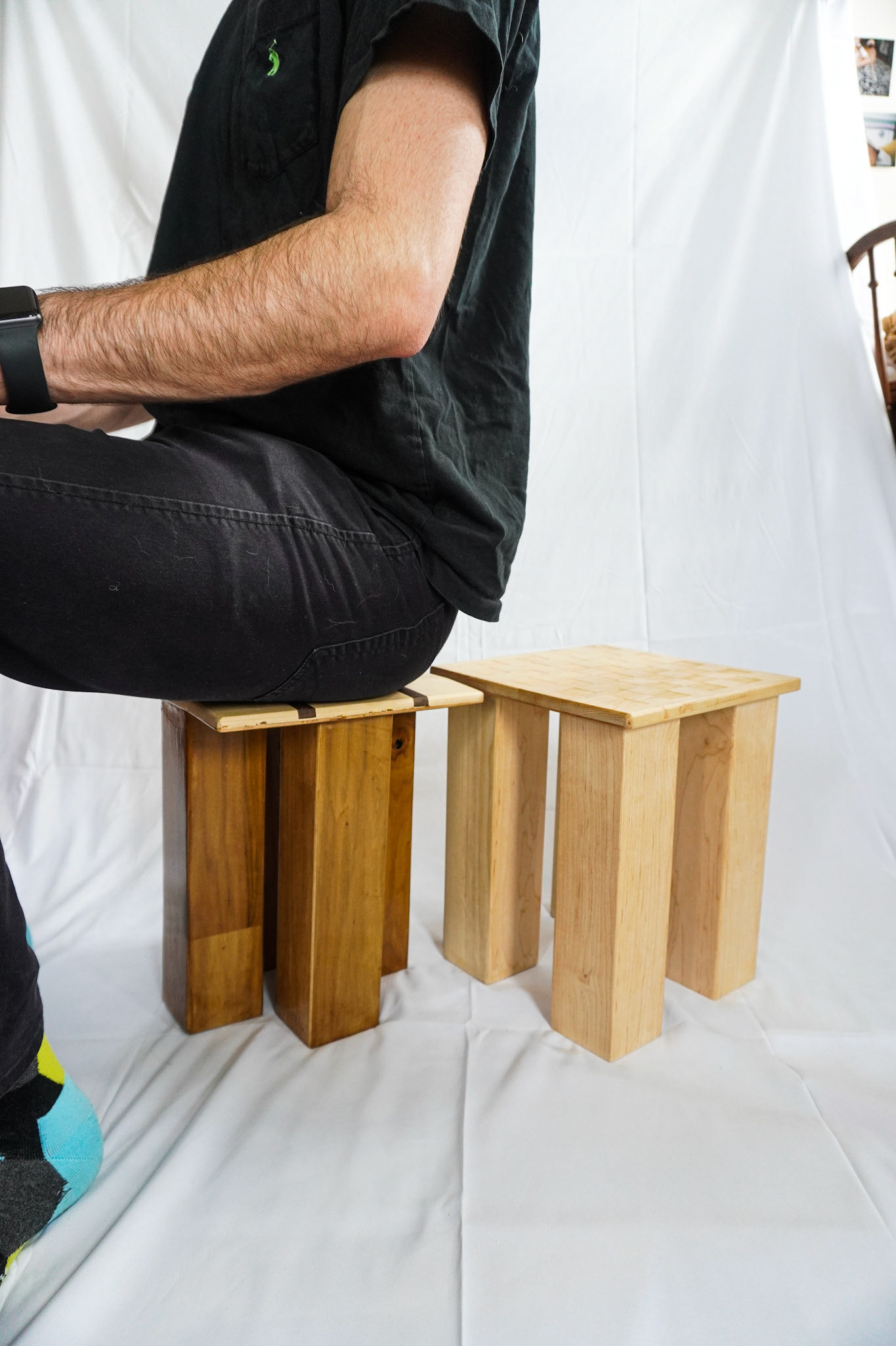 as a stool