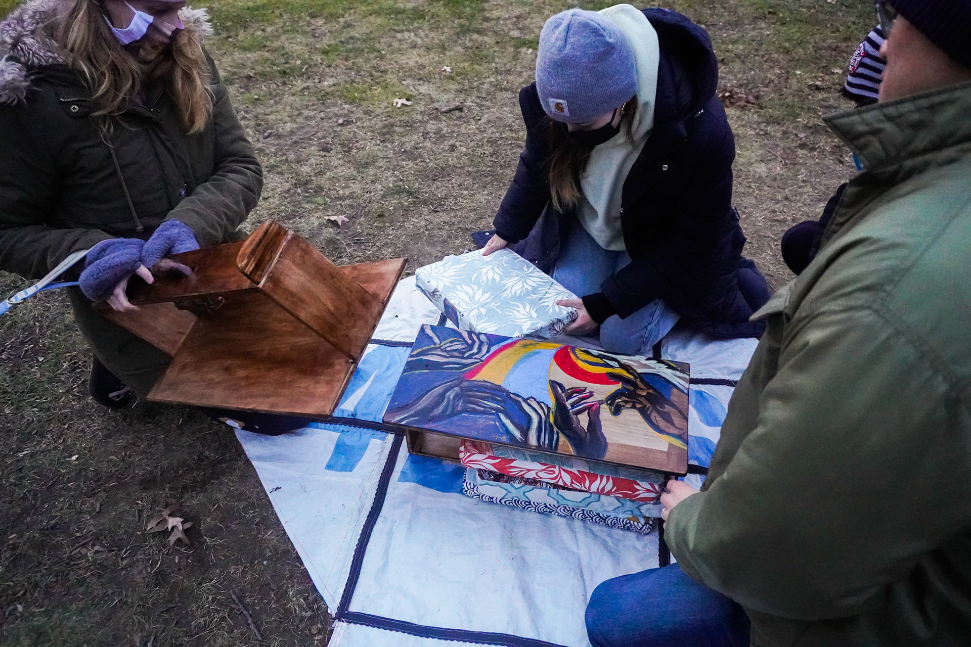 reassembling table pieces