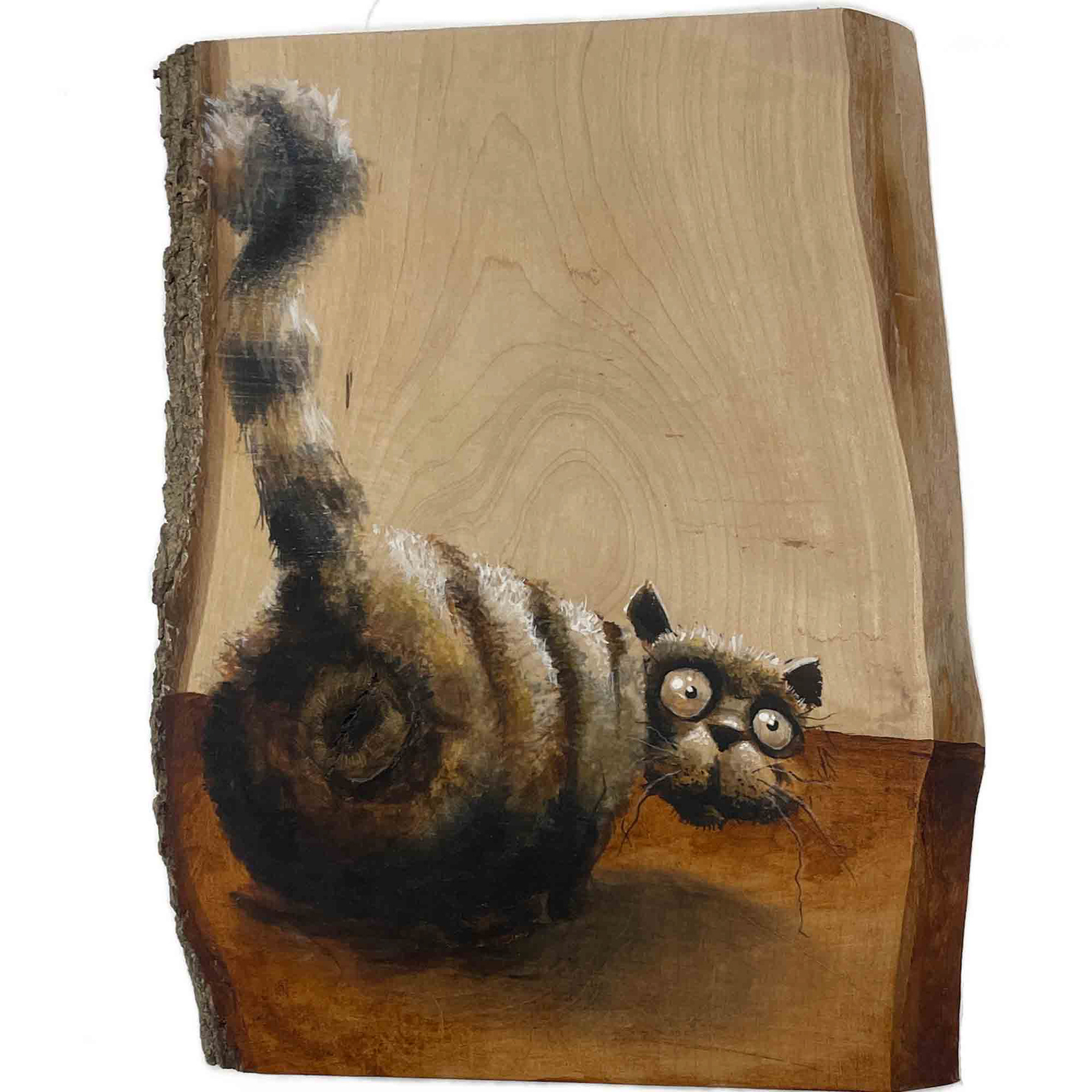 "POPO", Mischtechnik auf Ahorn, 32*41cm, Beispielpreis: 300,-