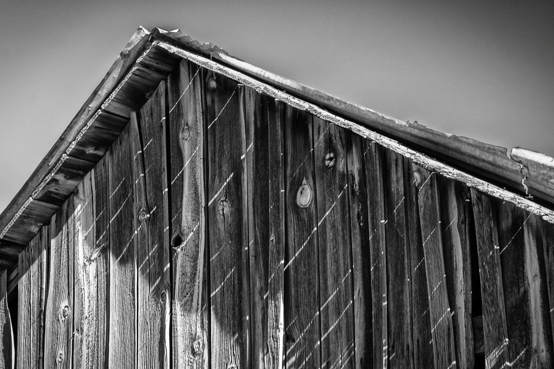 Light and Shadow on Weathered Barn