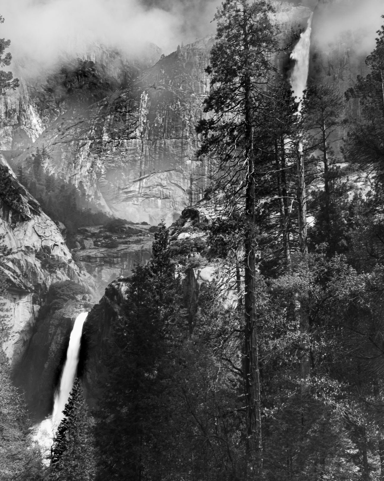Upper & Lower Yosemite Falls - Yosemite National Park, CA