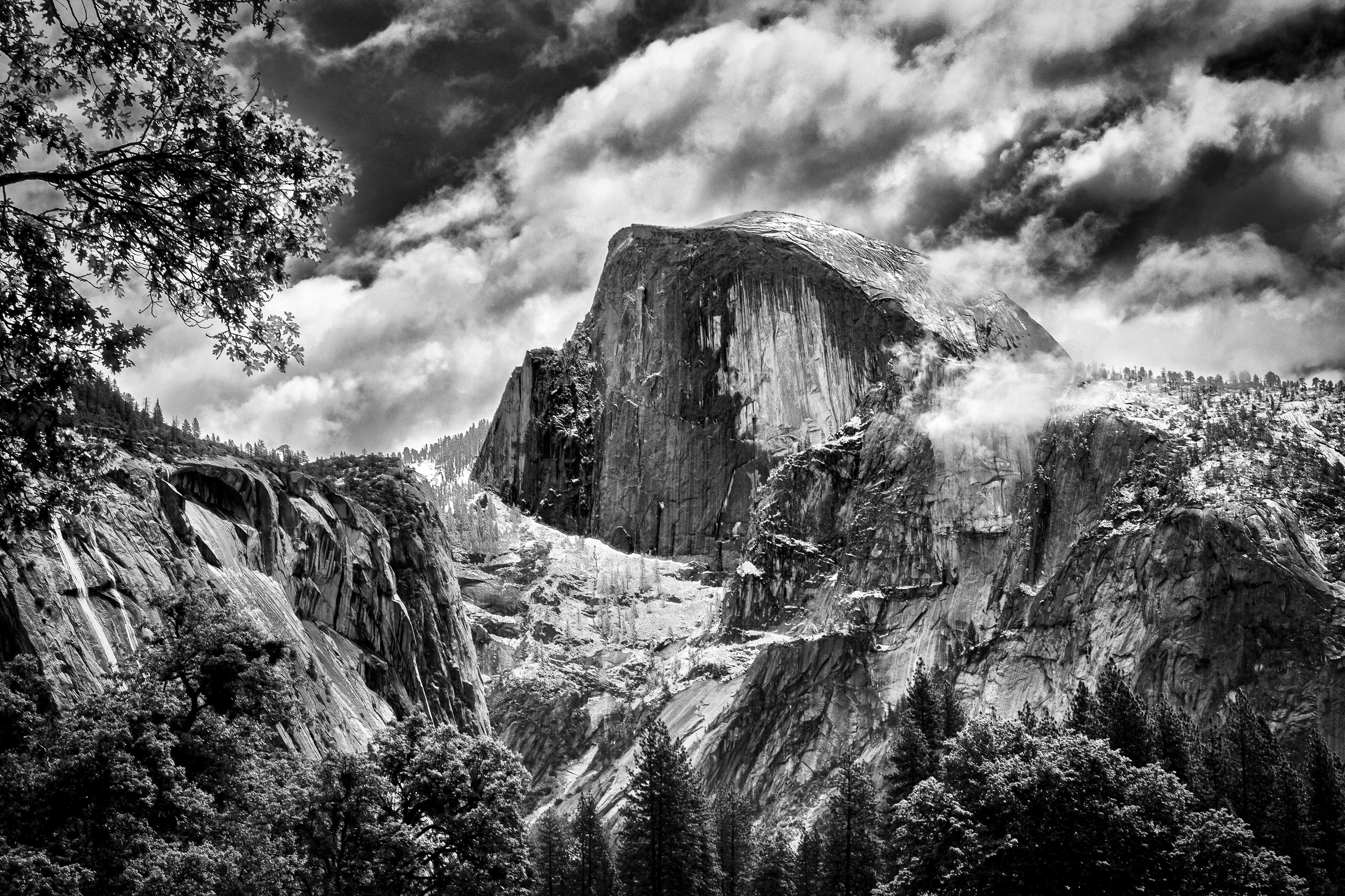 Clouds Over Half Dome - Yosemite National Park, CA