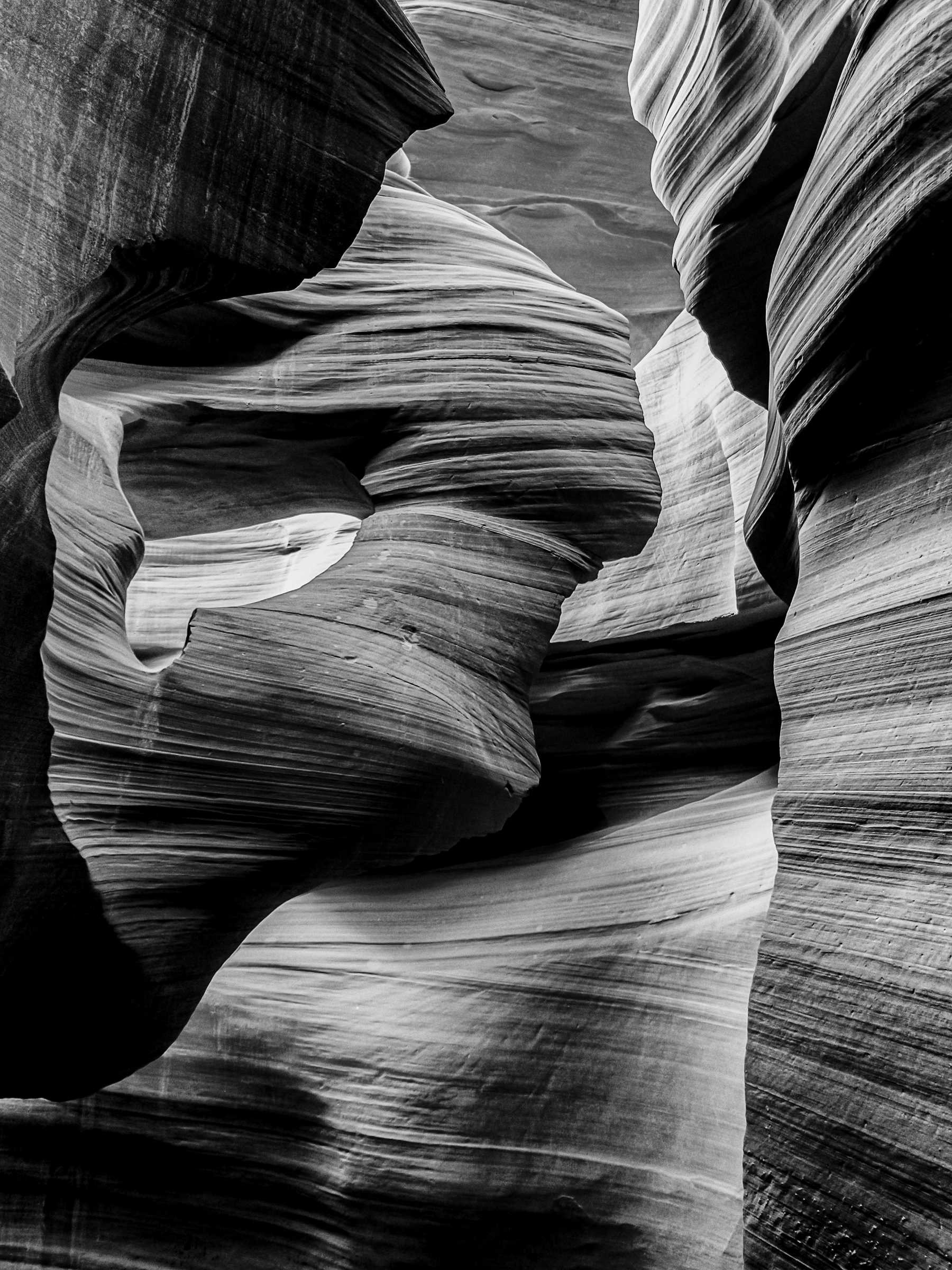 Woman in the Wind, Lower Antelope Canyon