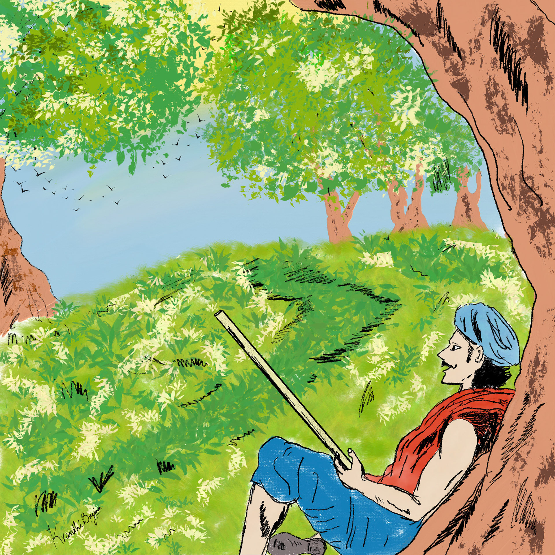 Lost in the forest
