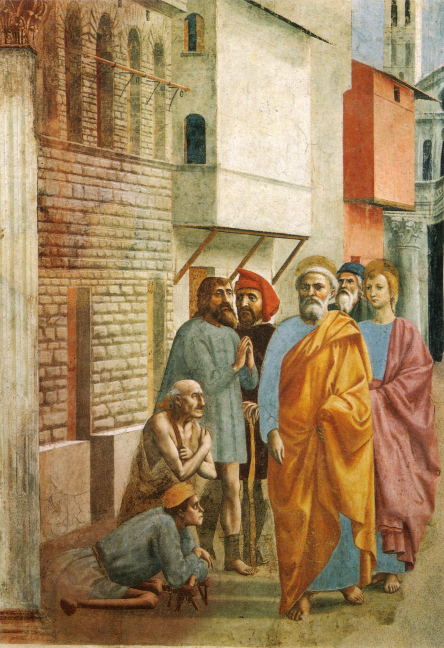 St. Peter Healing the Sick with His Shadow, Masaccio