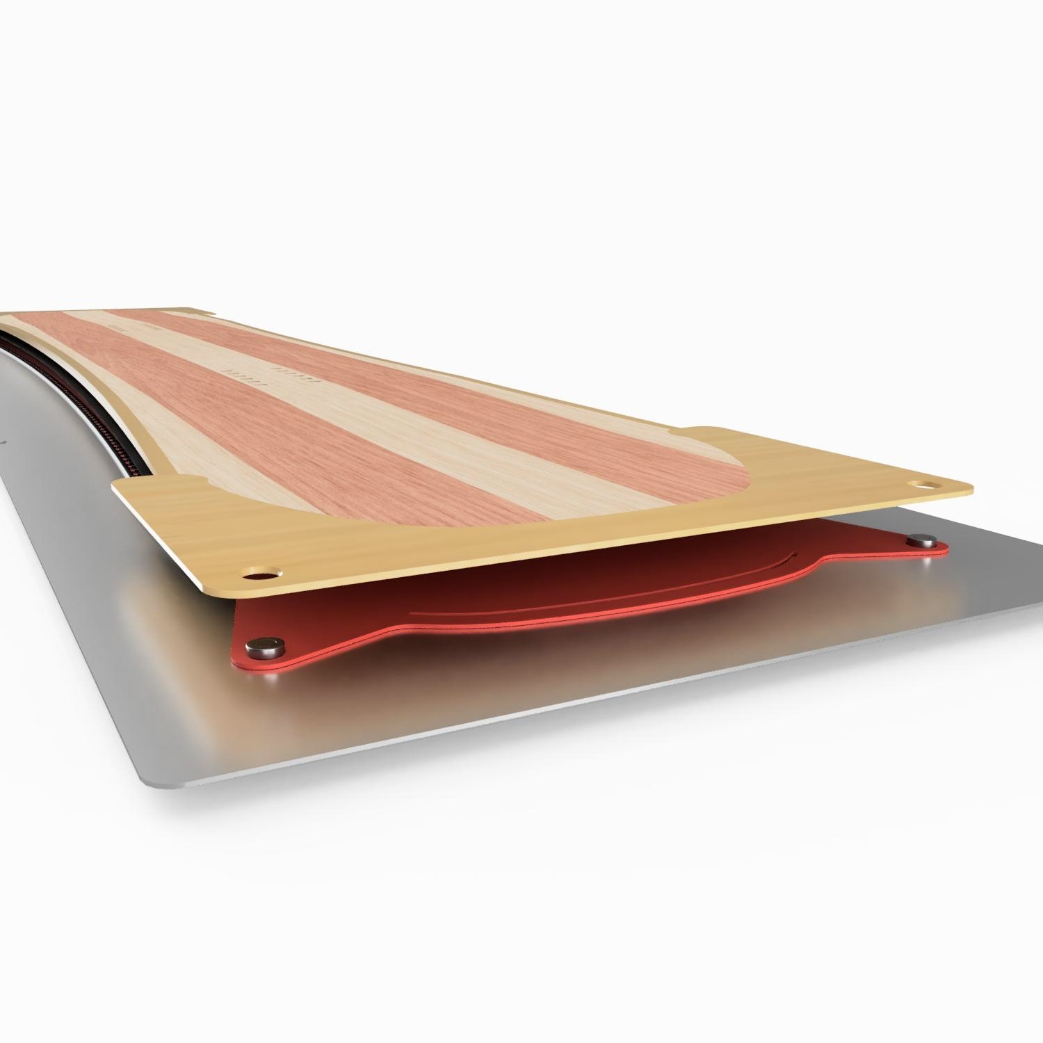 hello Snowboard Co. Snowboard Cassette with core 3D Model Fusion 360