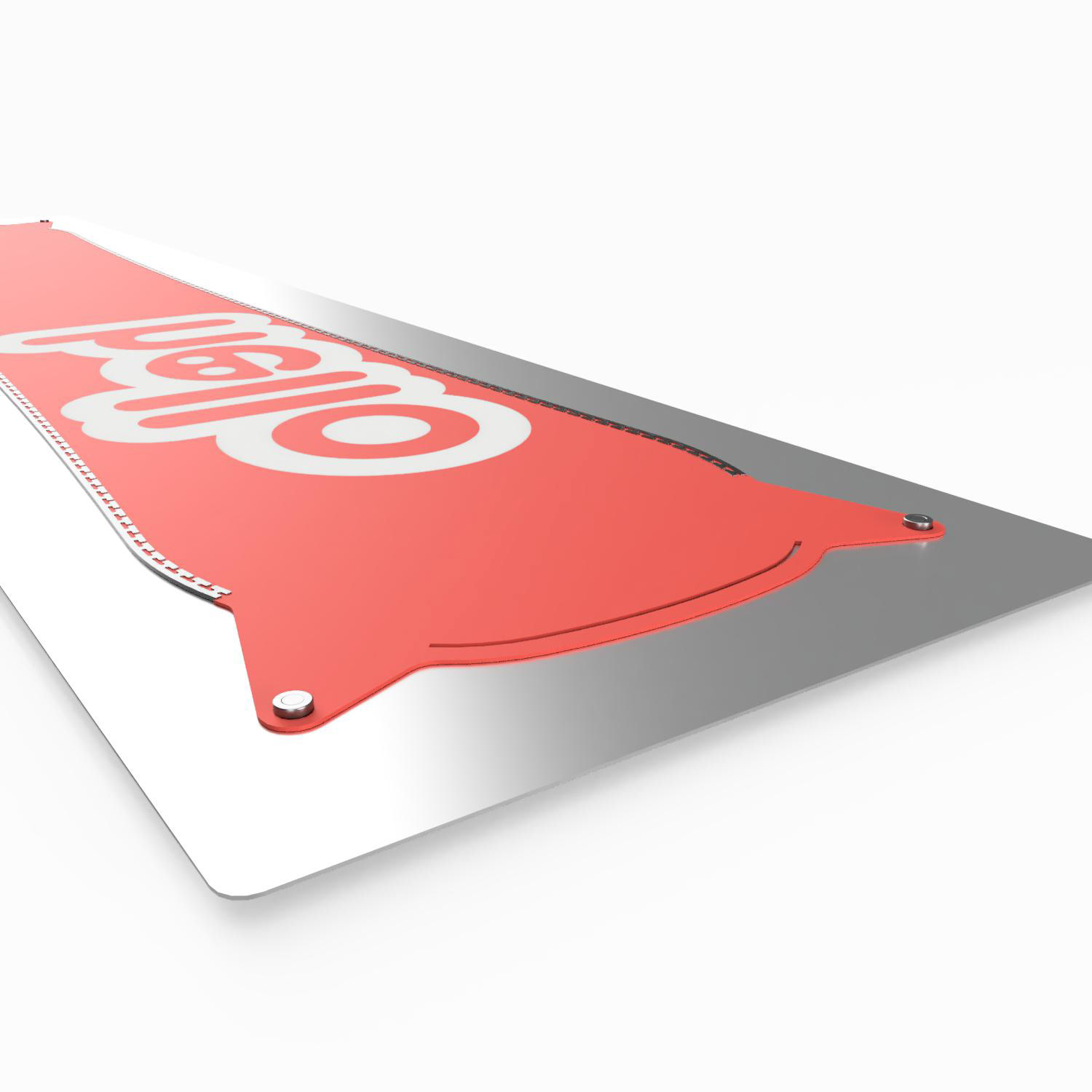 hello Snowboard Co. Snowboard Cassette with base 3D Model Fusion 360