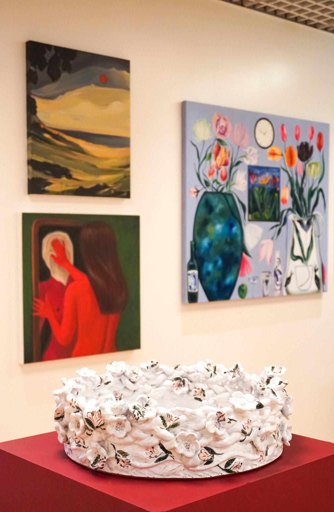 Floral basket 2 by Maura Wright