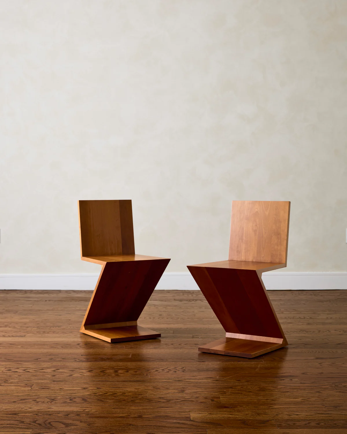 Zig-Zag Chairs by Gerrit Thomas Rietveld for Cassina