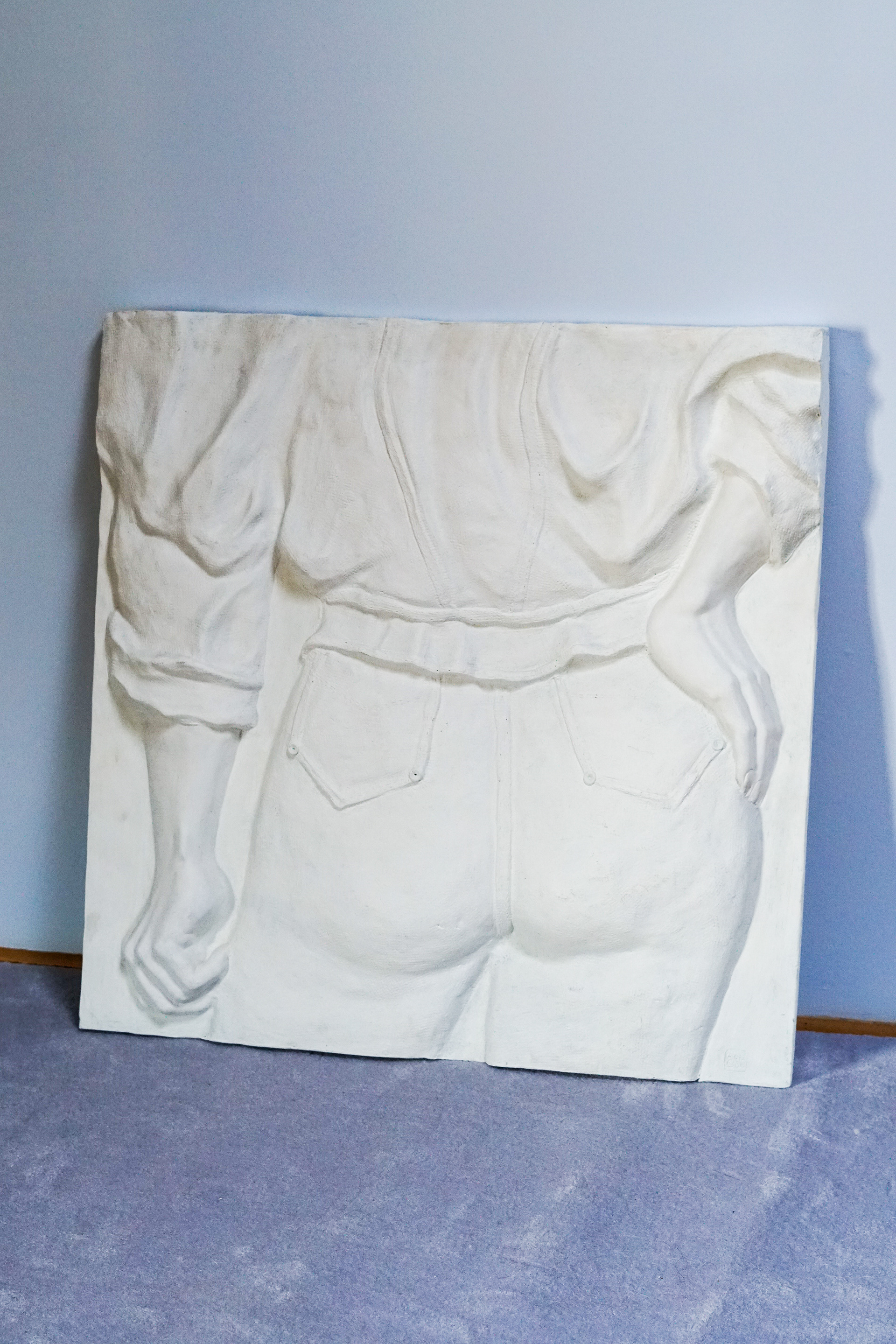 1988 Bas-Relief “Butt Shot” Post-Modern Wall Sculpture