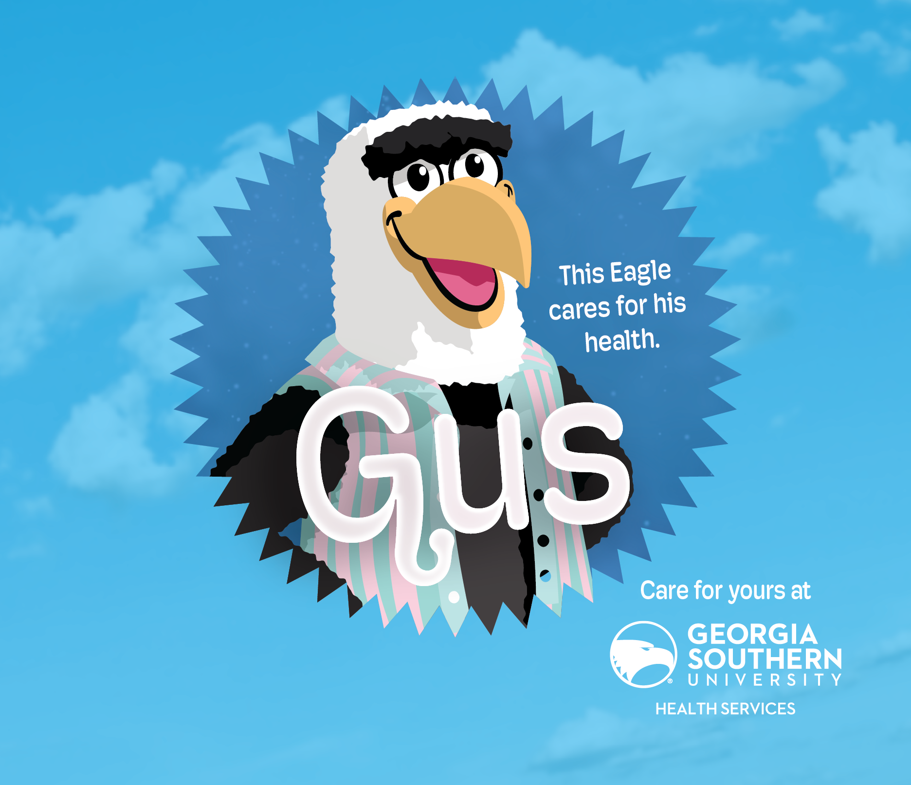 Gus in a parody of the Barbie movie's marketing!