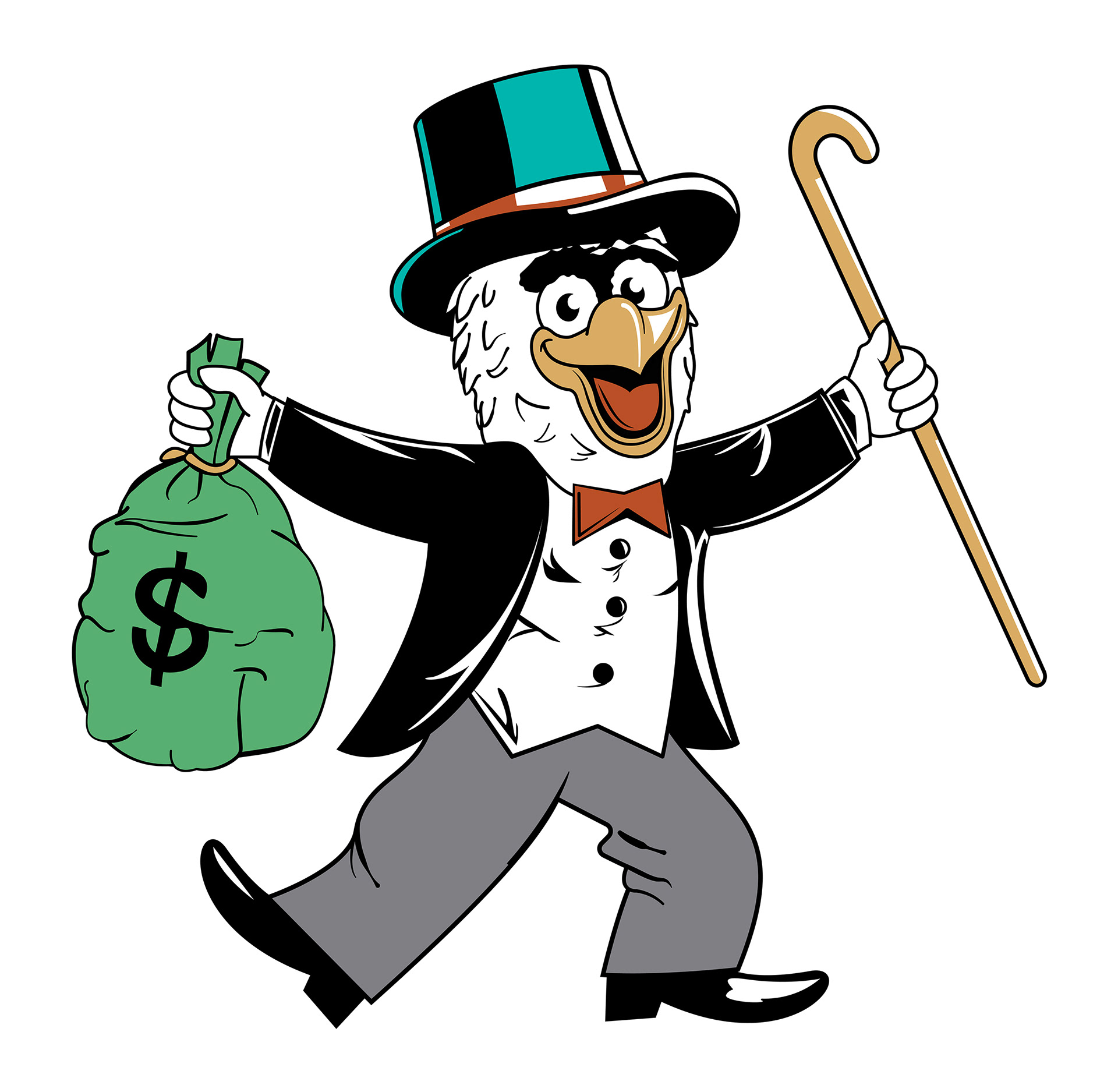 Gus as the Monopoly Man!