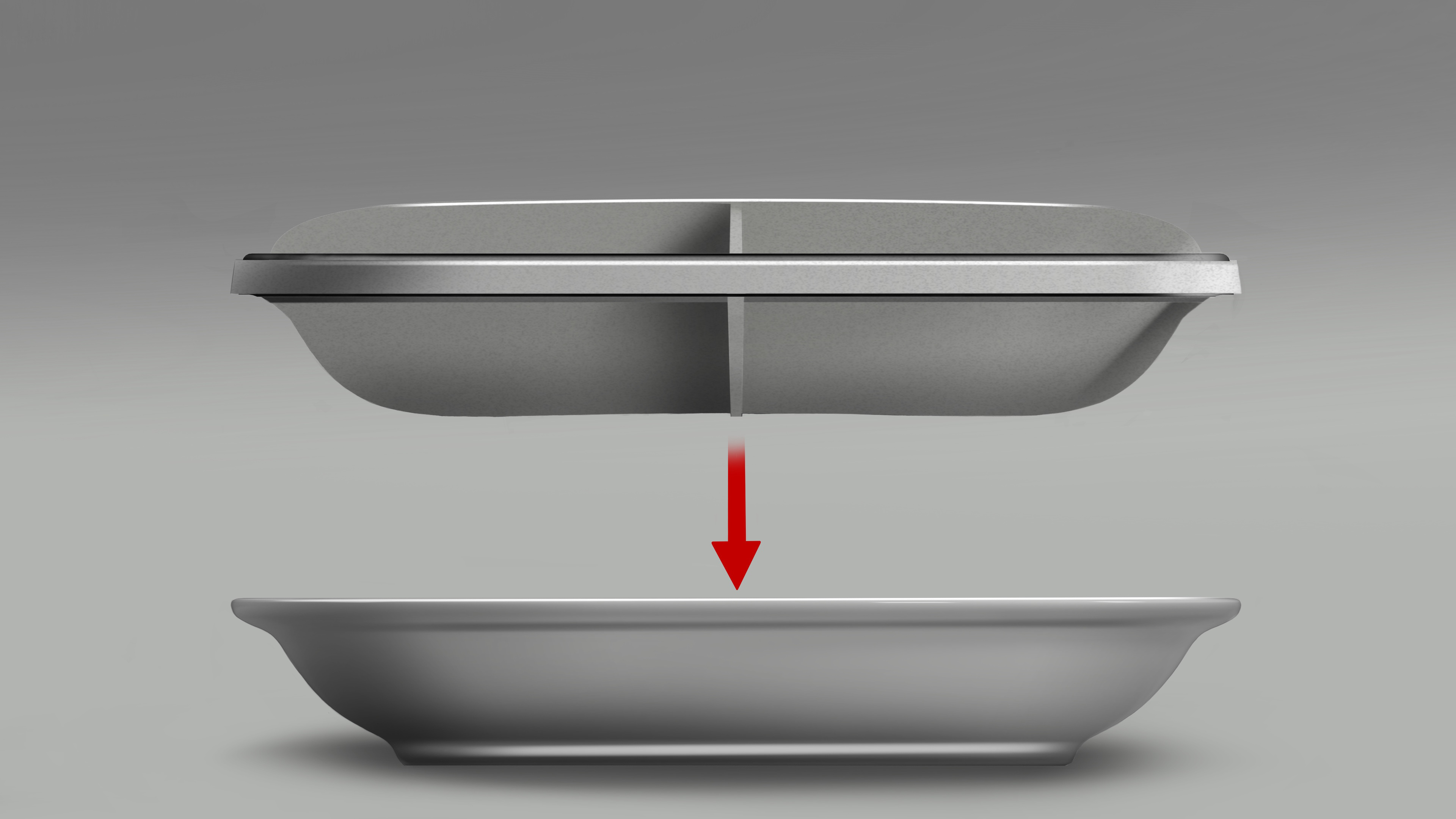 1. Einsetzen des Trenners