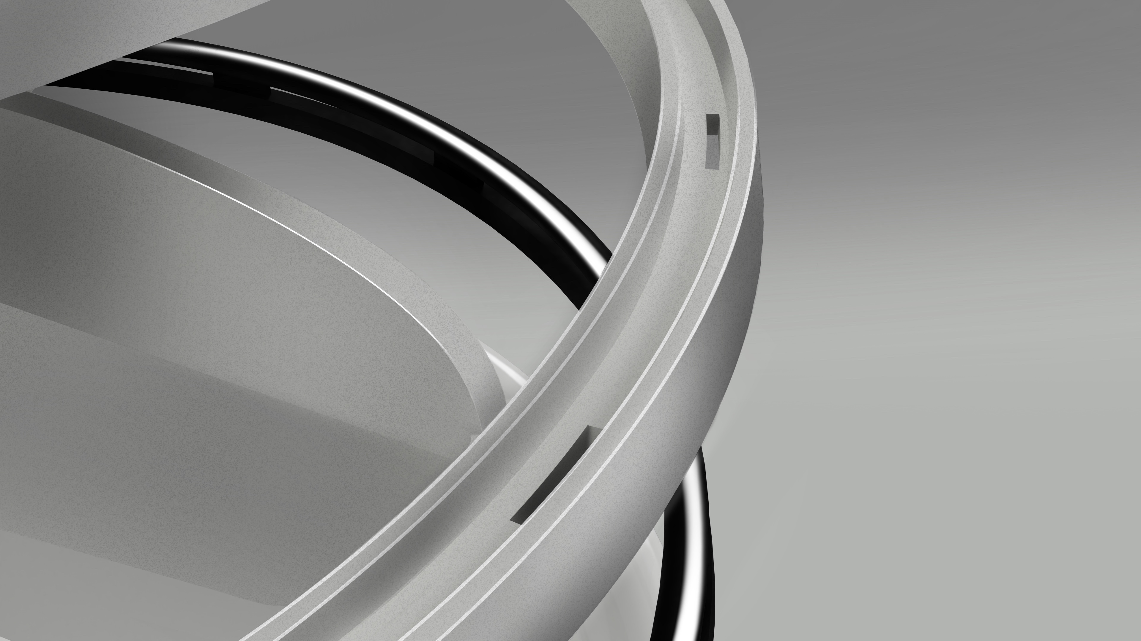 Trennerring mit Dichtungskanälen 