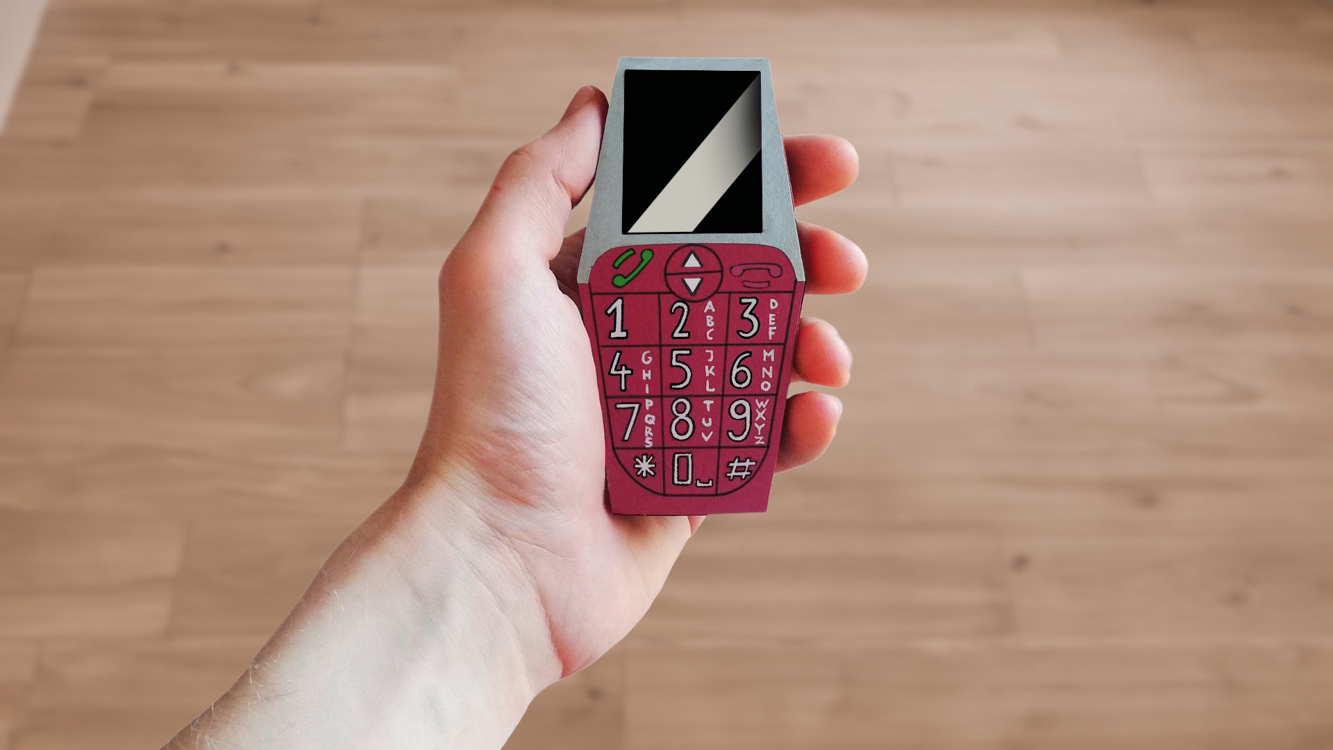 Seniorenhandy-Papierprototyp (2. Semester BA)