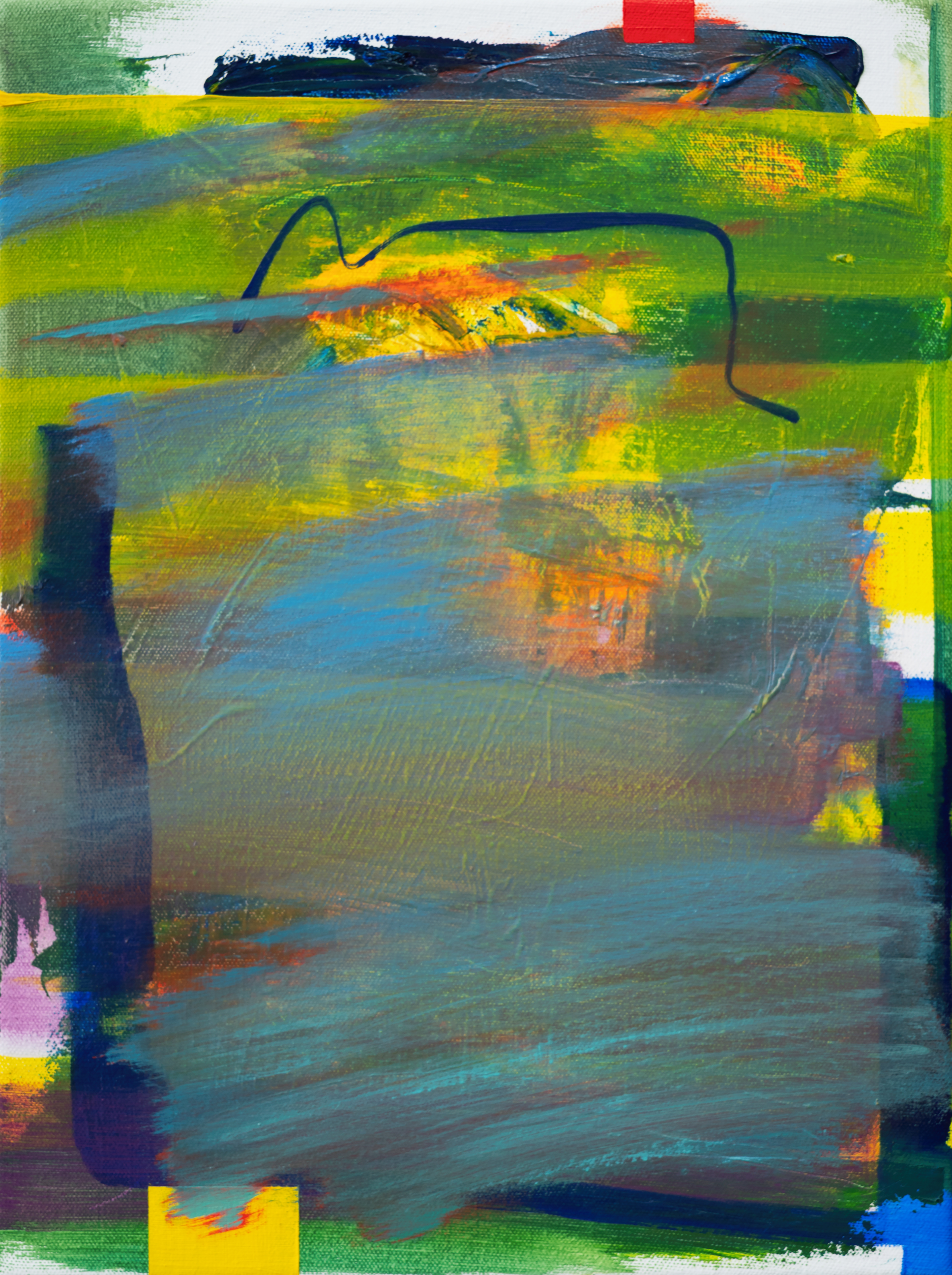 EP48. Fragment +, 2025, Oil on canvas, 40 × 30 cm