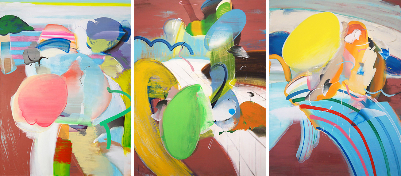 Erased place NK15, 2022. Acrylic and Oil on canvas, 160 × 120 cm