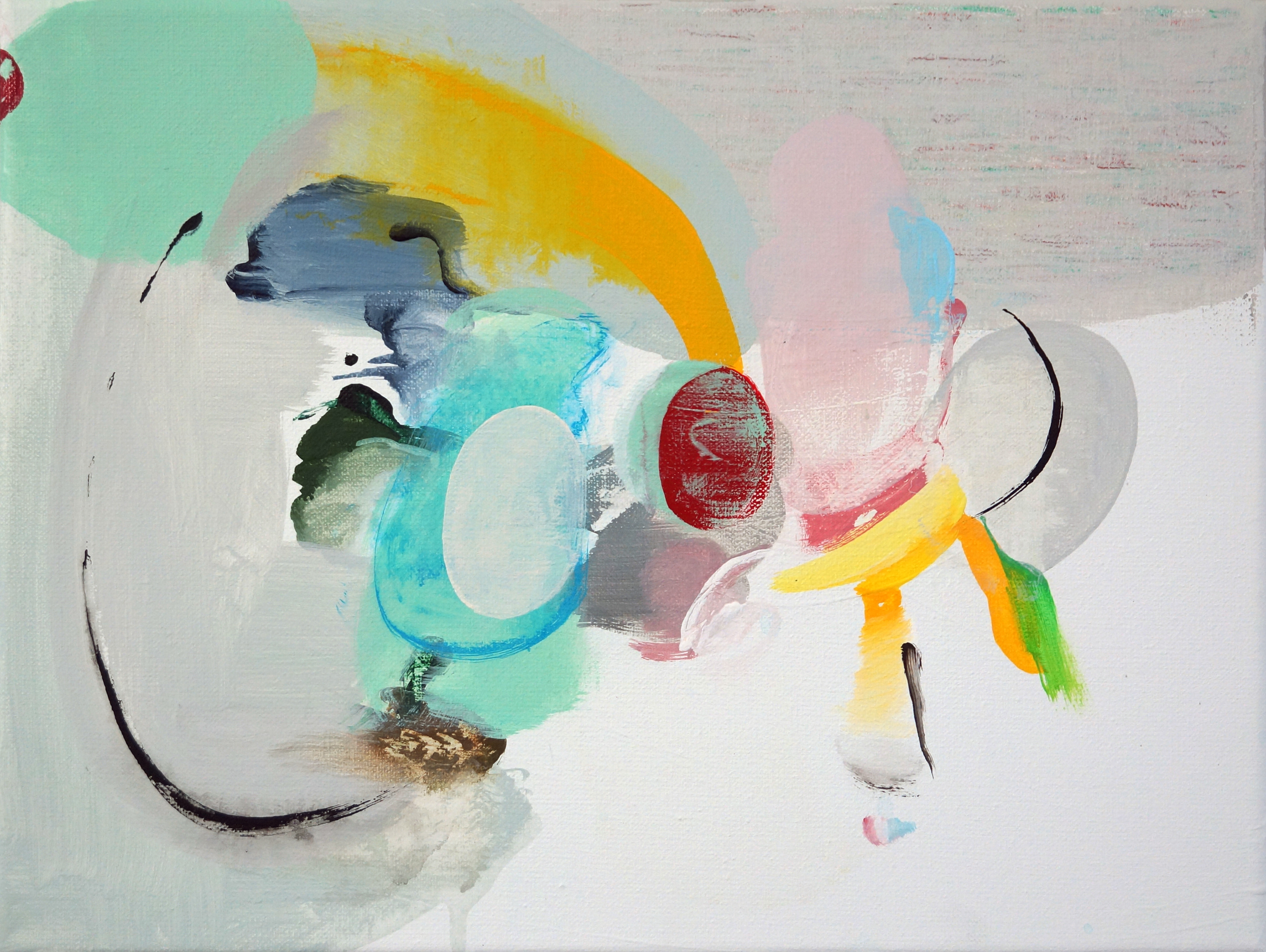 Lay.out G.zwei, 2020. Acrylic on canvas, 30 x 40 cm