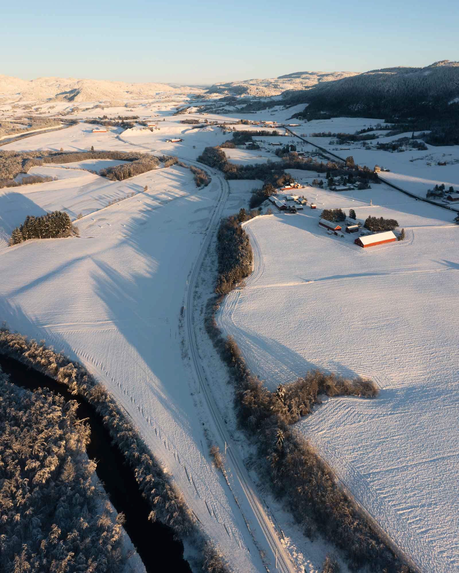 Vinterfoto fra Lundamo