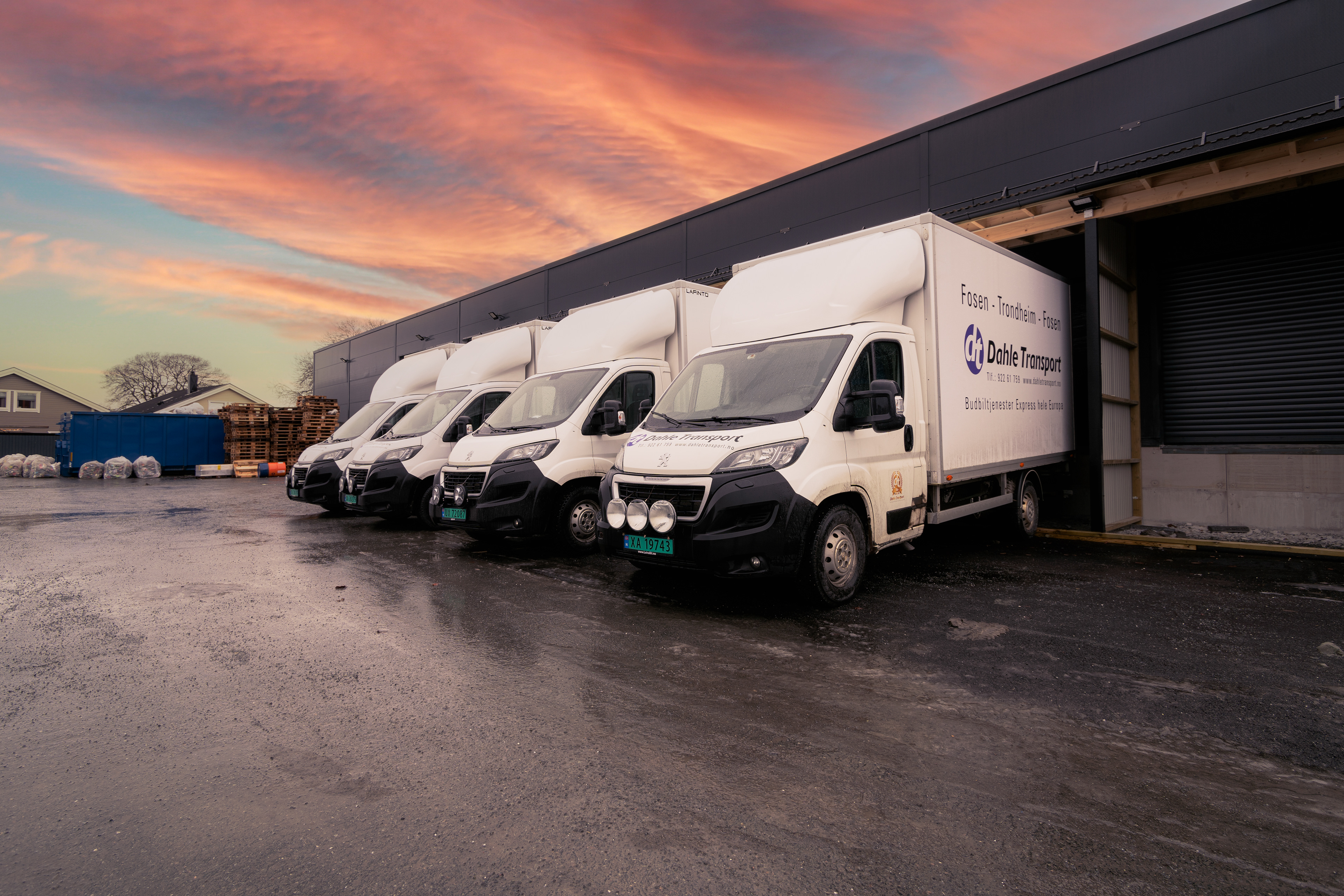 Eksteriørbilder fra Dahle Transport og Logistikk