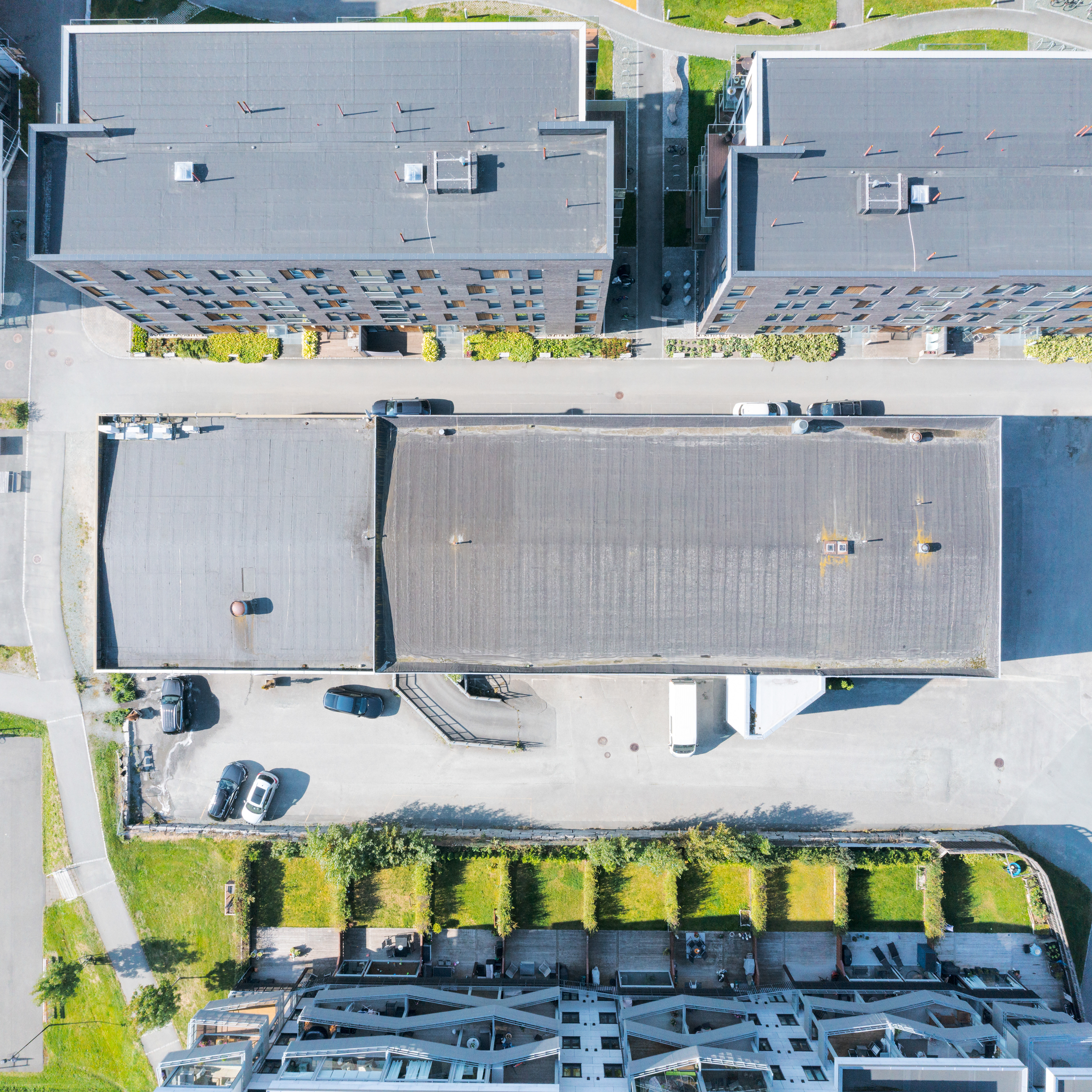 Dronefoto av Lade Alle 67