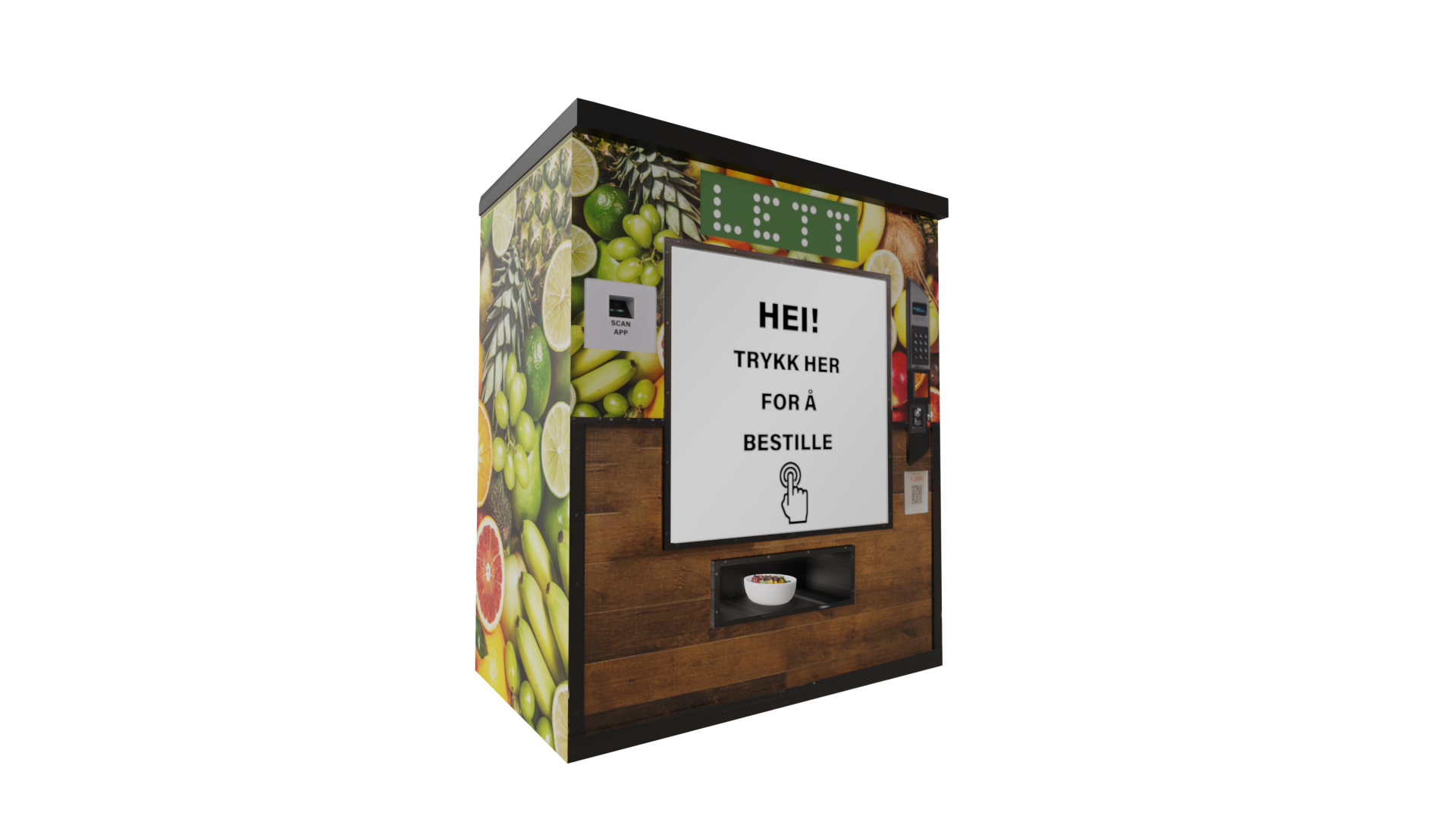 3D modell av LETT automat