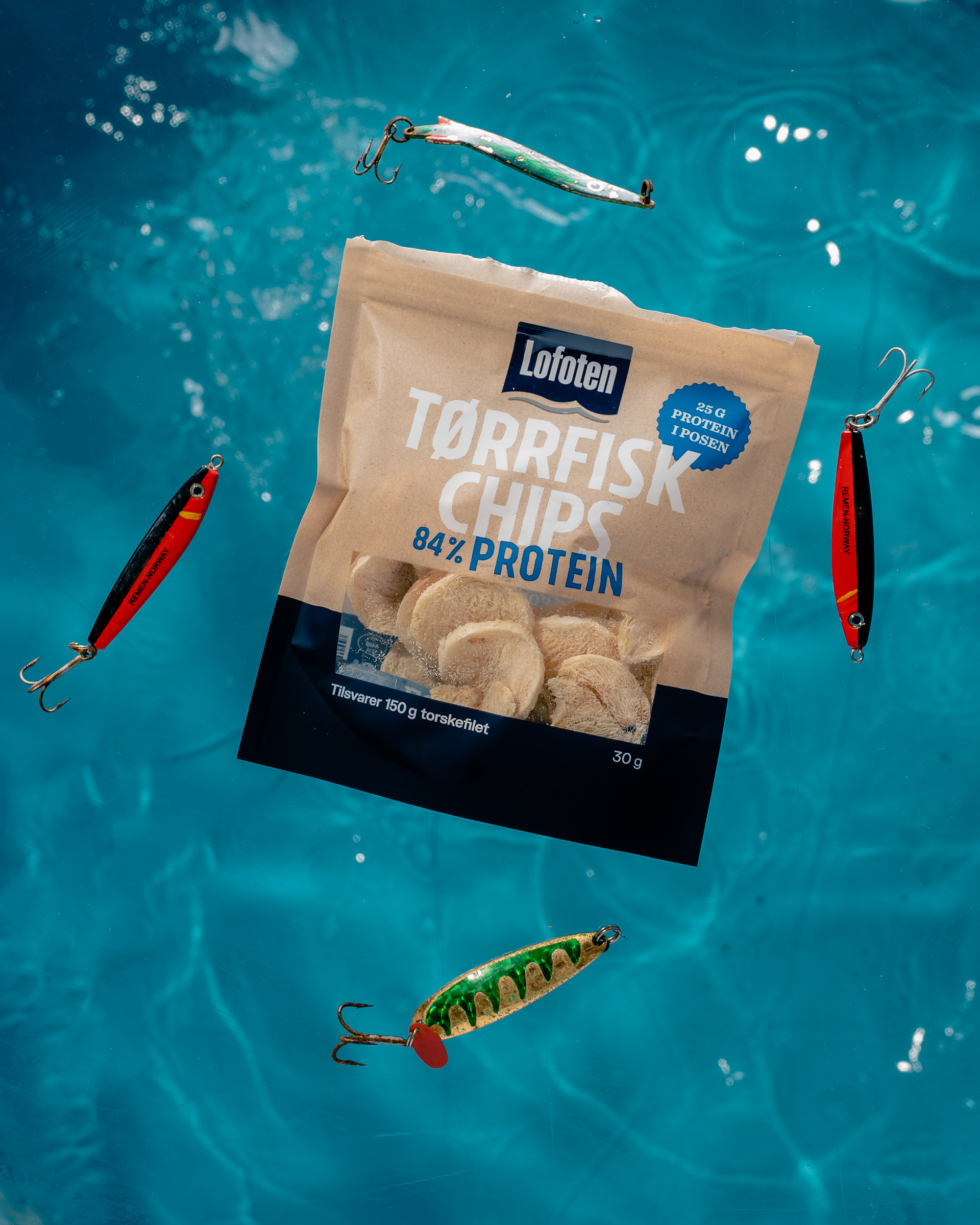Tørrfisk chips